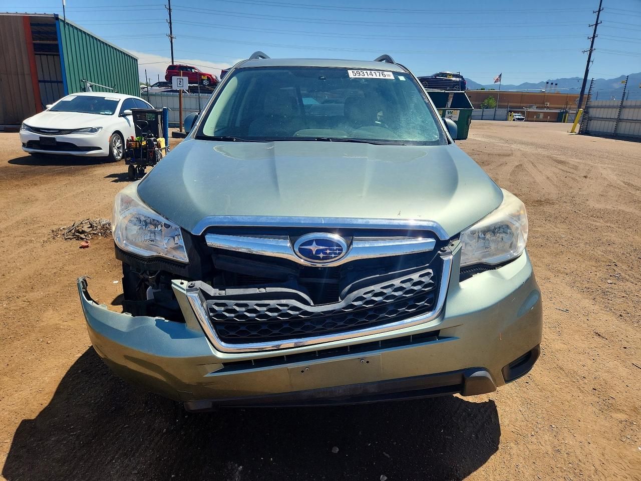 2014 Subaru Forester 2.5i Premium Green vin: JF2SJAGC0EH494110