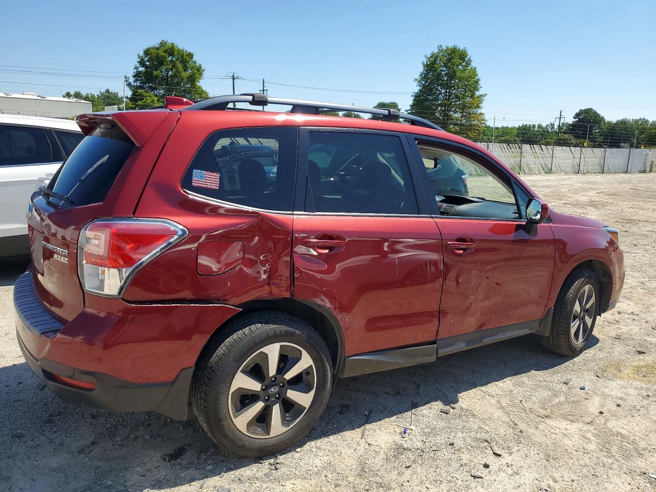 2017 Subaru Forester 2.5i Premium Red vin: JF2SJAGC0HH572597