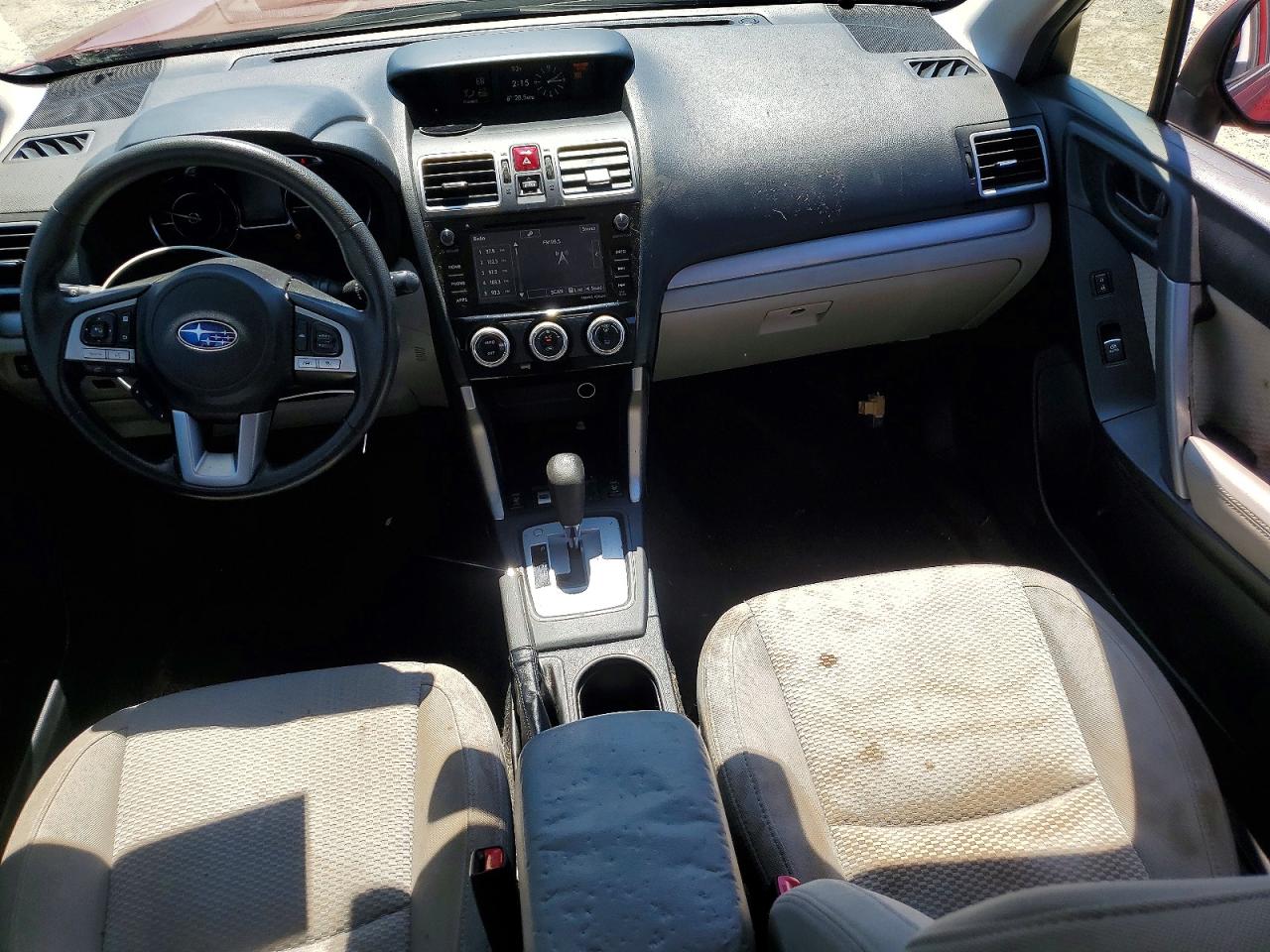2017 Subaru Forester 2.5i Premium Red vin: JF2SJAGC0HH572597