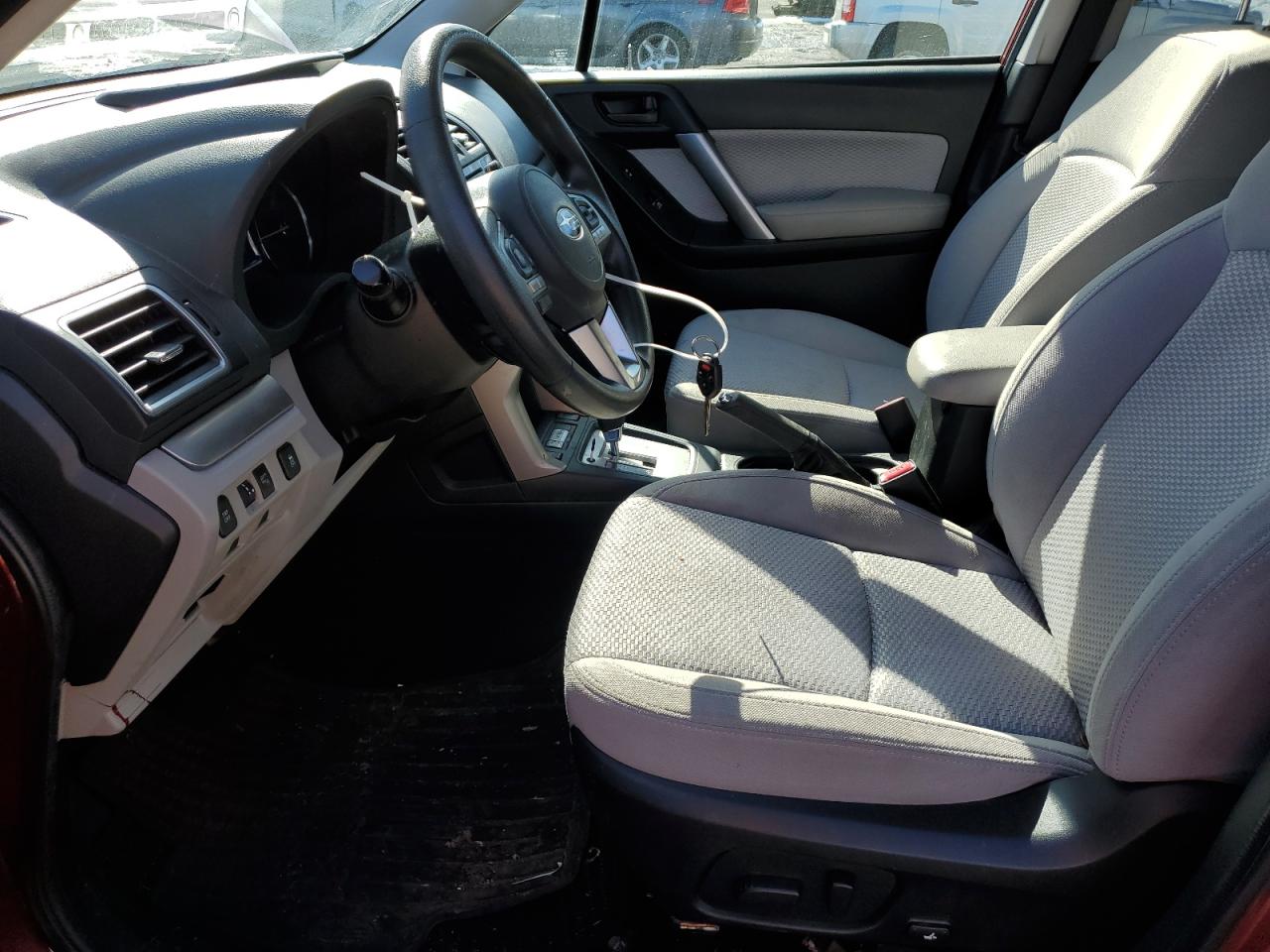 2018 Subaru Forester 2.5i Premium Red vin: JF2SJAGC0JH575554