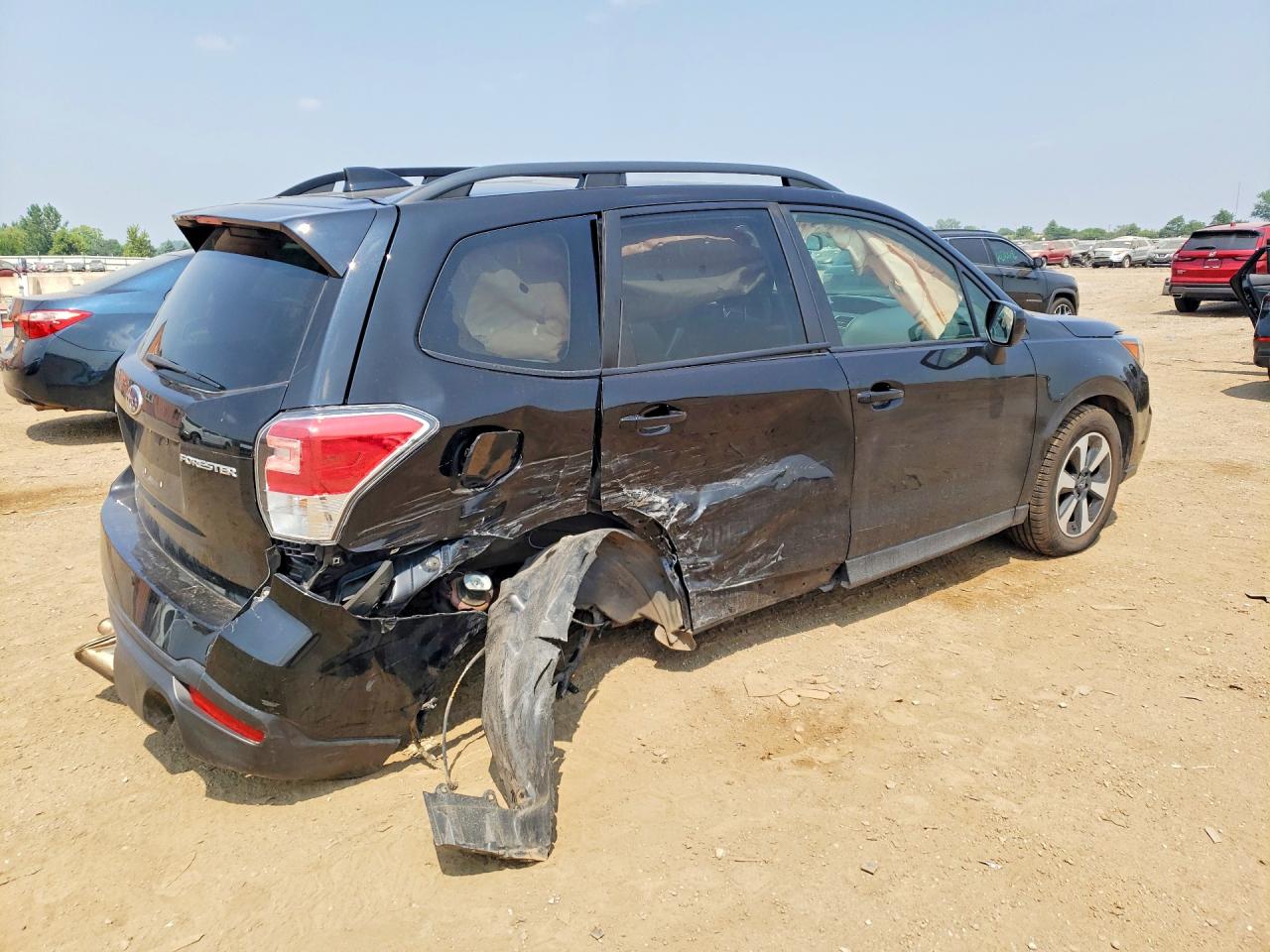 2018 Subaru Forester 2.5i Premium Black vin: JF2SJAGC1JH466942