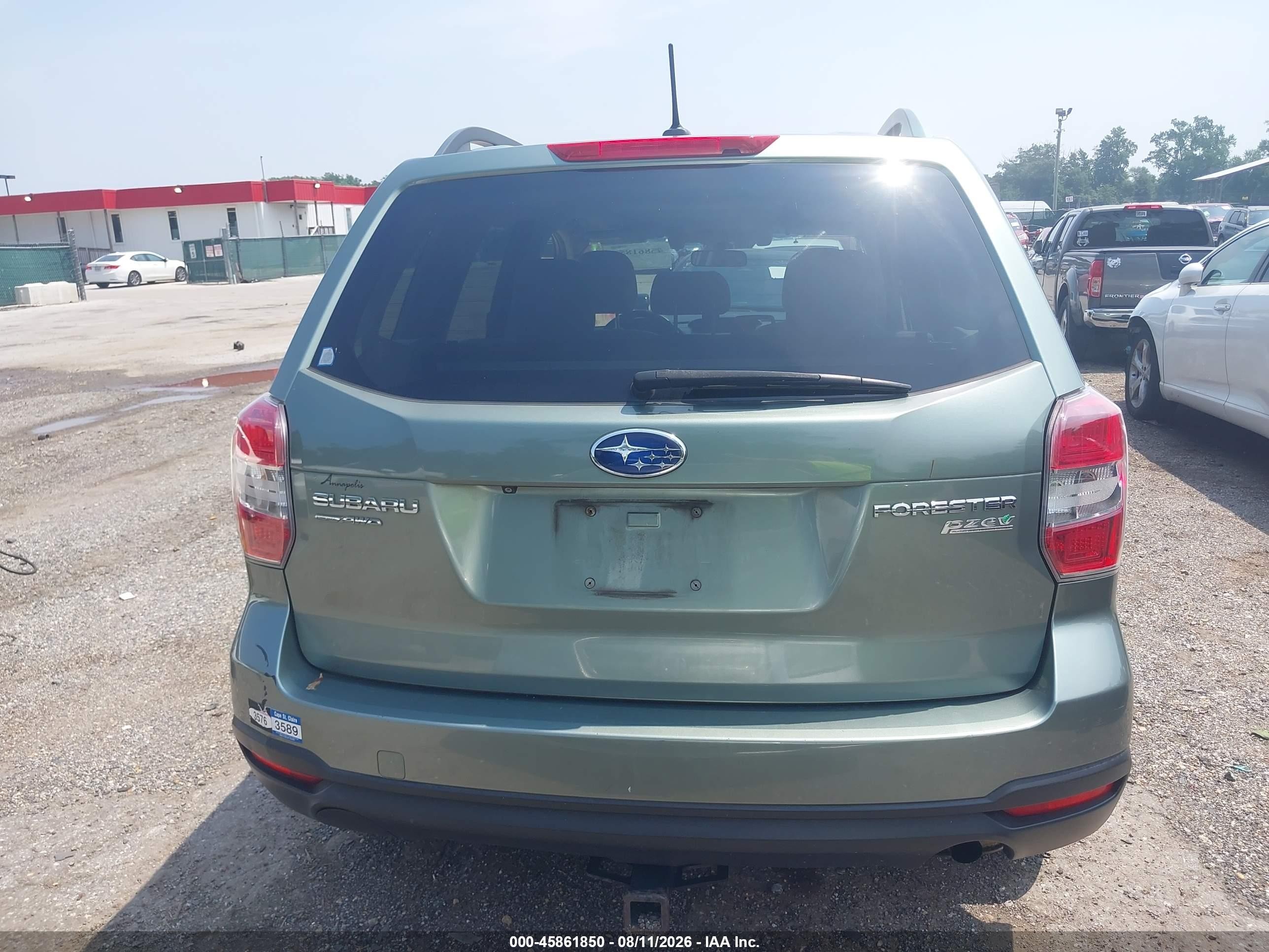 2015 Subaru Forester 2.5i Premium Gray vin: JF2SJAGC2FH562506