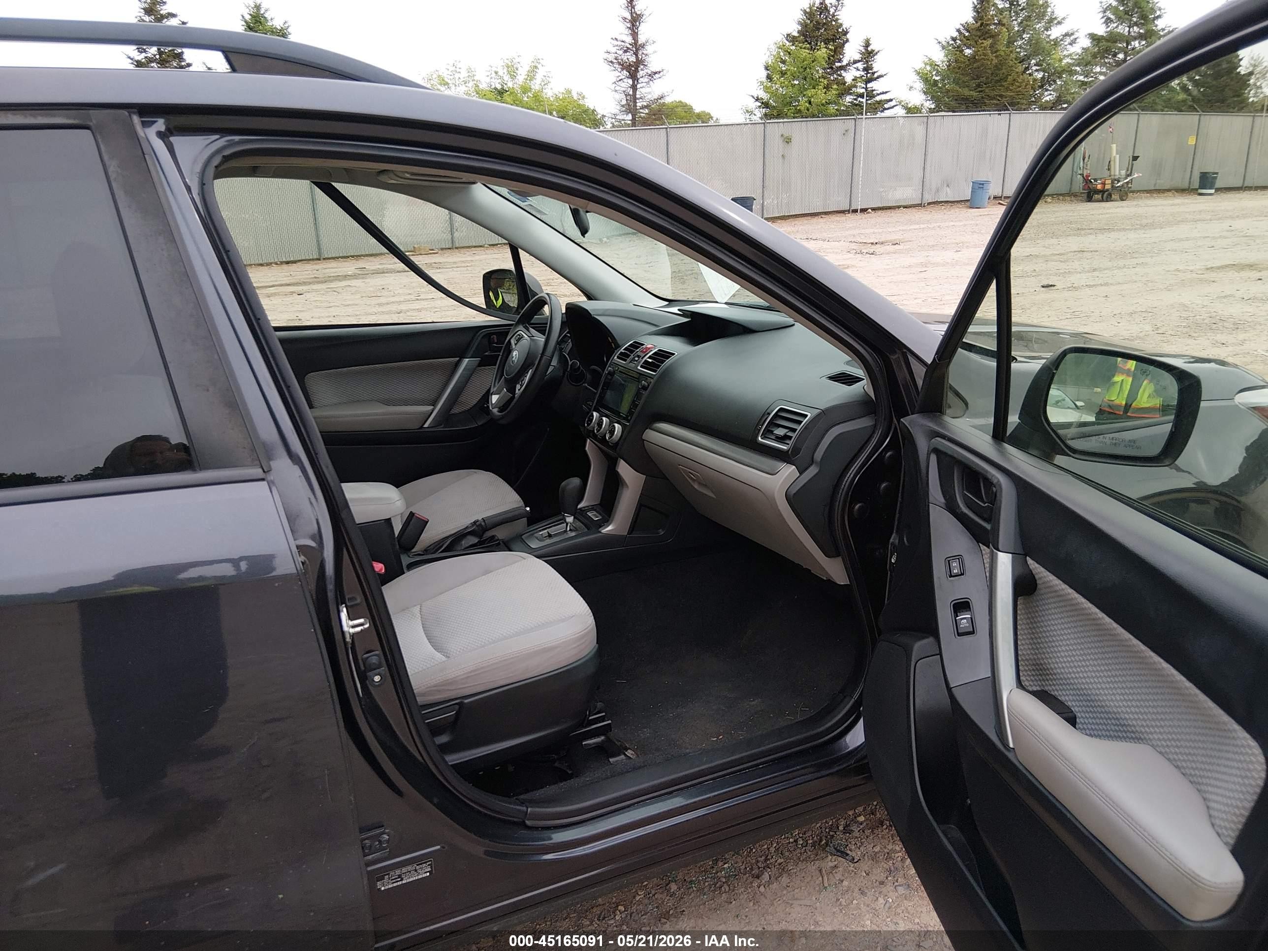 2017 Subaru Forester 2.5i Premium Черный vin: JF2SJAGC2HH474509