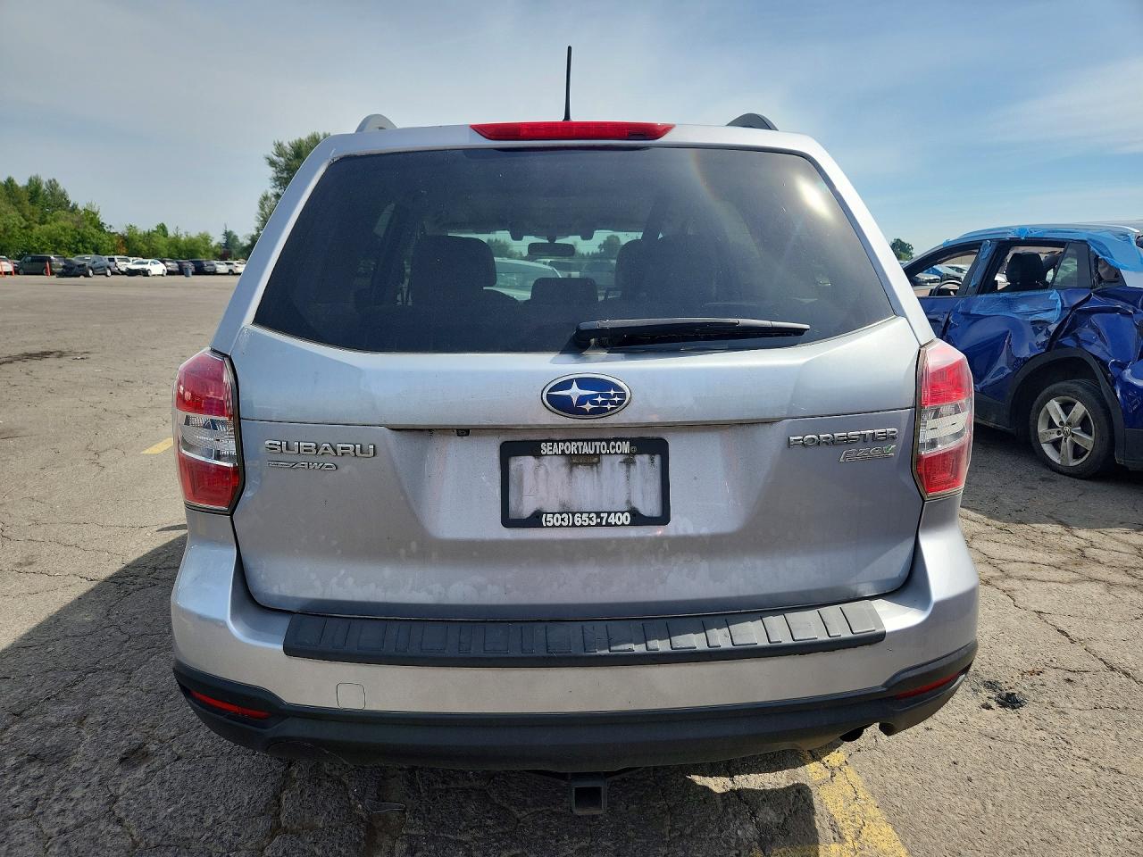 2015 Subaru Forester 2.5i Premium Silver vin: JF2SJAGC4FH841343