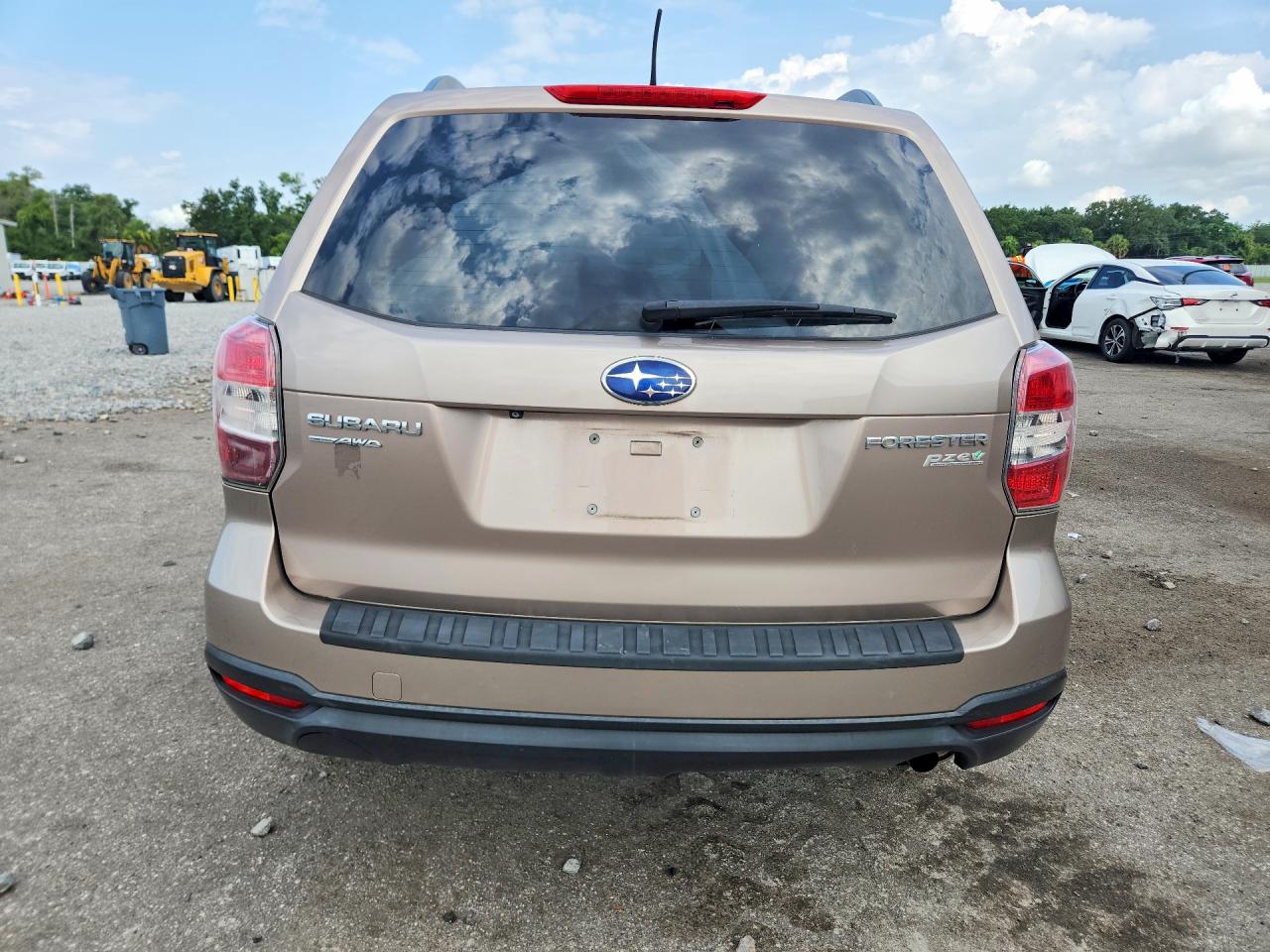 2014 Subaru Forester 2.5i Premium Серый vin: JF2SJAGC5EH437823