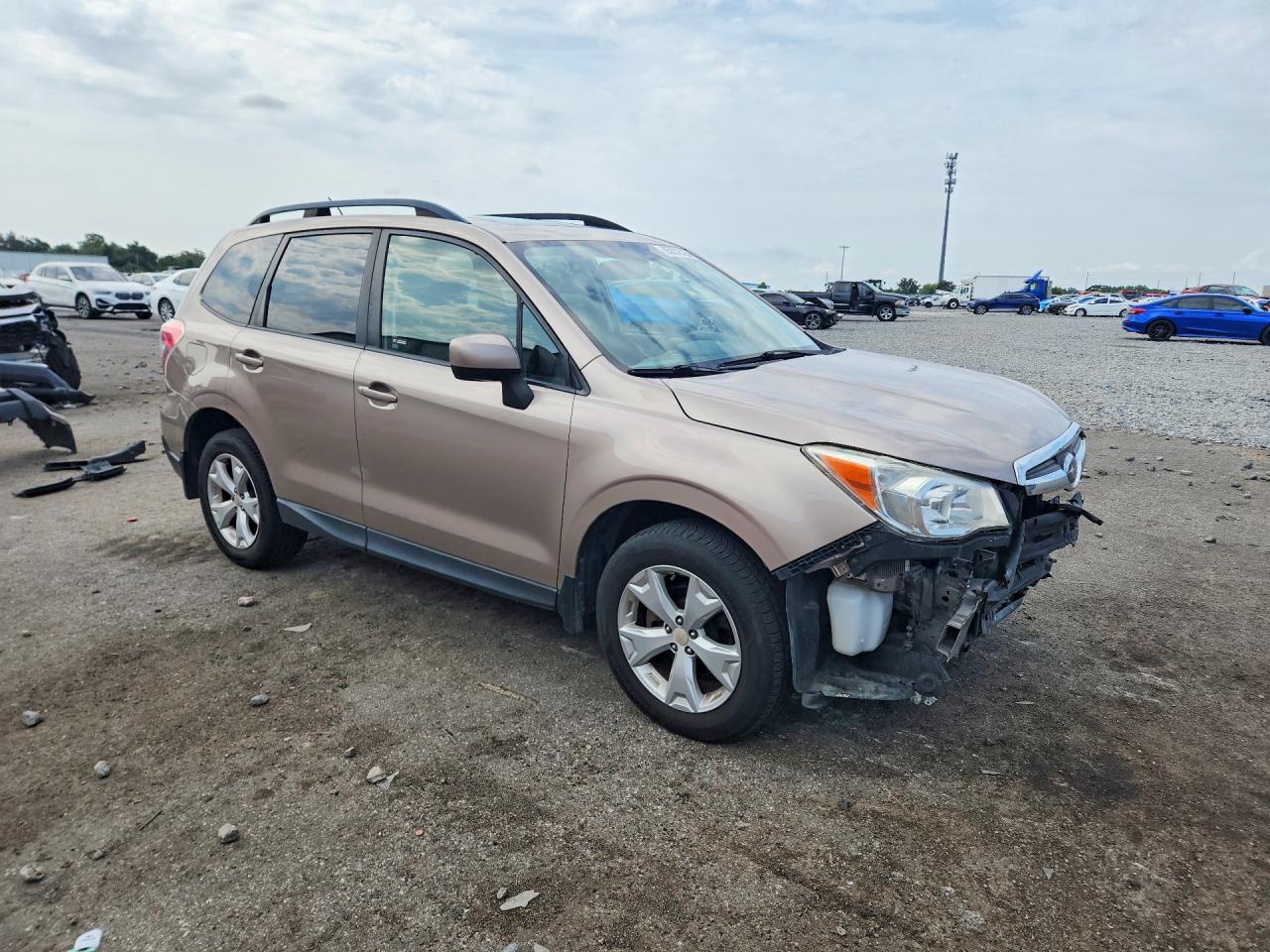 2014 Subaru Forester 2.5i Premium Серый vin: JF2SJAGC5EH437823