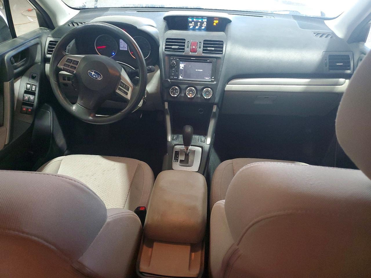 2014 Subaru Forester 2.5i Premium White vin: JF2SJAGC5EH492501