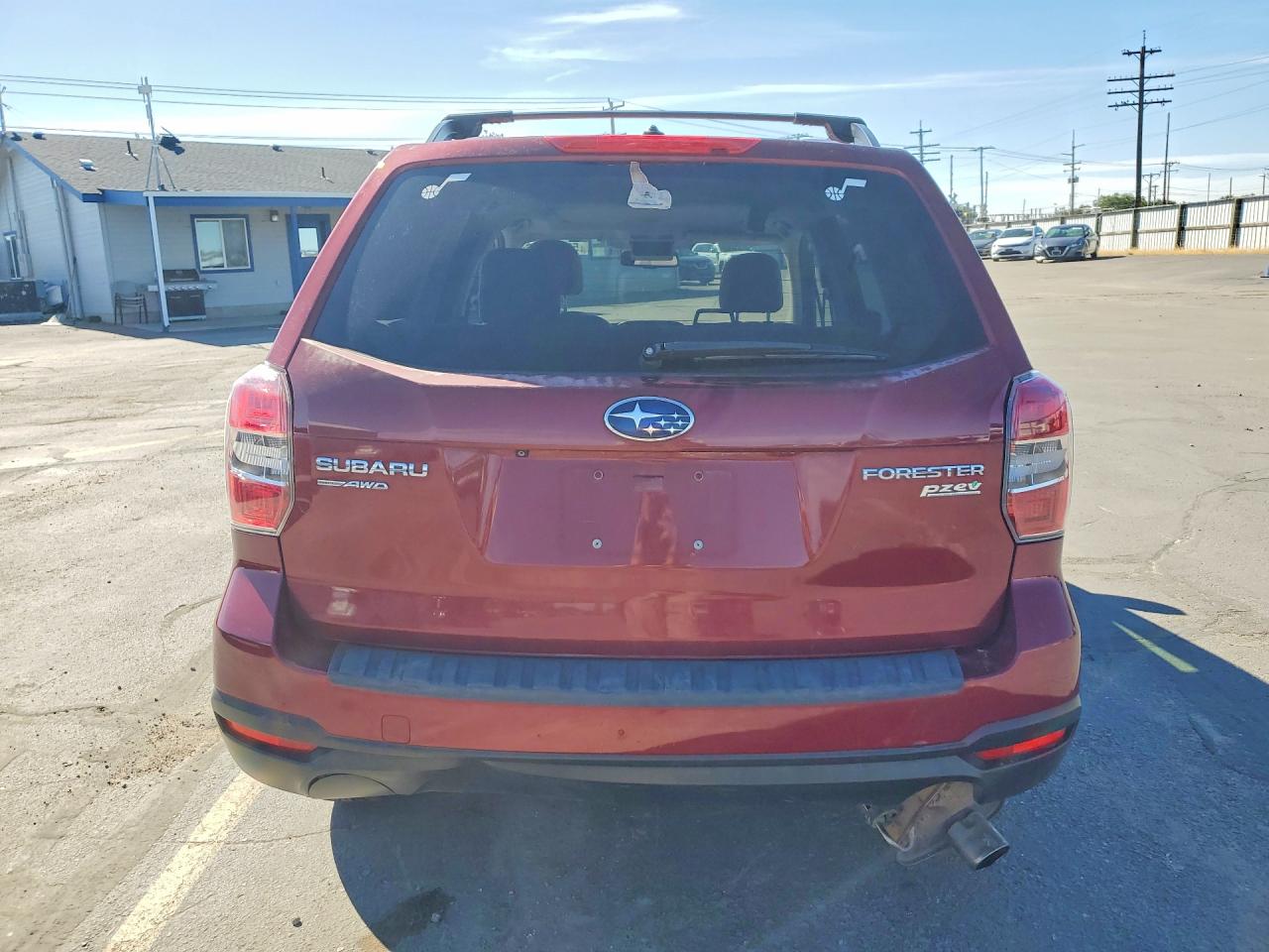 2014 Subaru Forester 2.5i Premium Красный vin: JF2SJAGC5EH510933