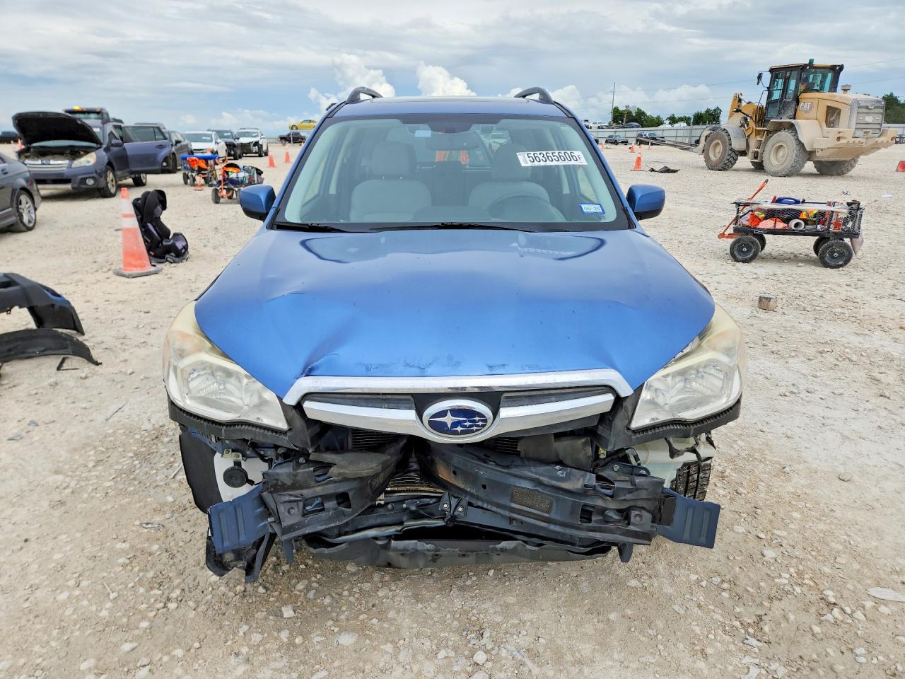 2015 Subaru Forester 2.5i Premium Blue vin: JF2SJAGC5FH556845