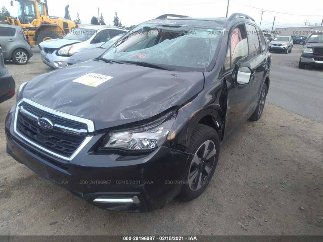 2018 Subaru Forester Premium Серый vin: JF2SJAGC5JH601307