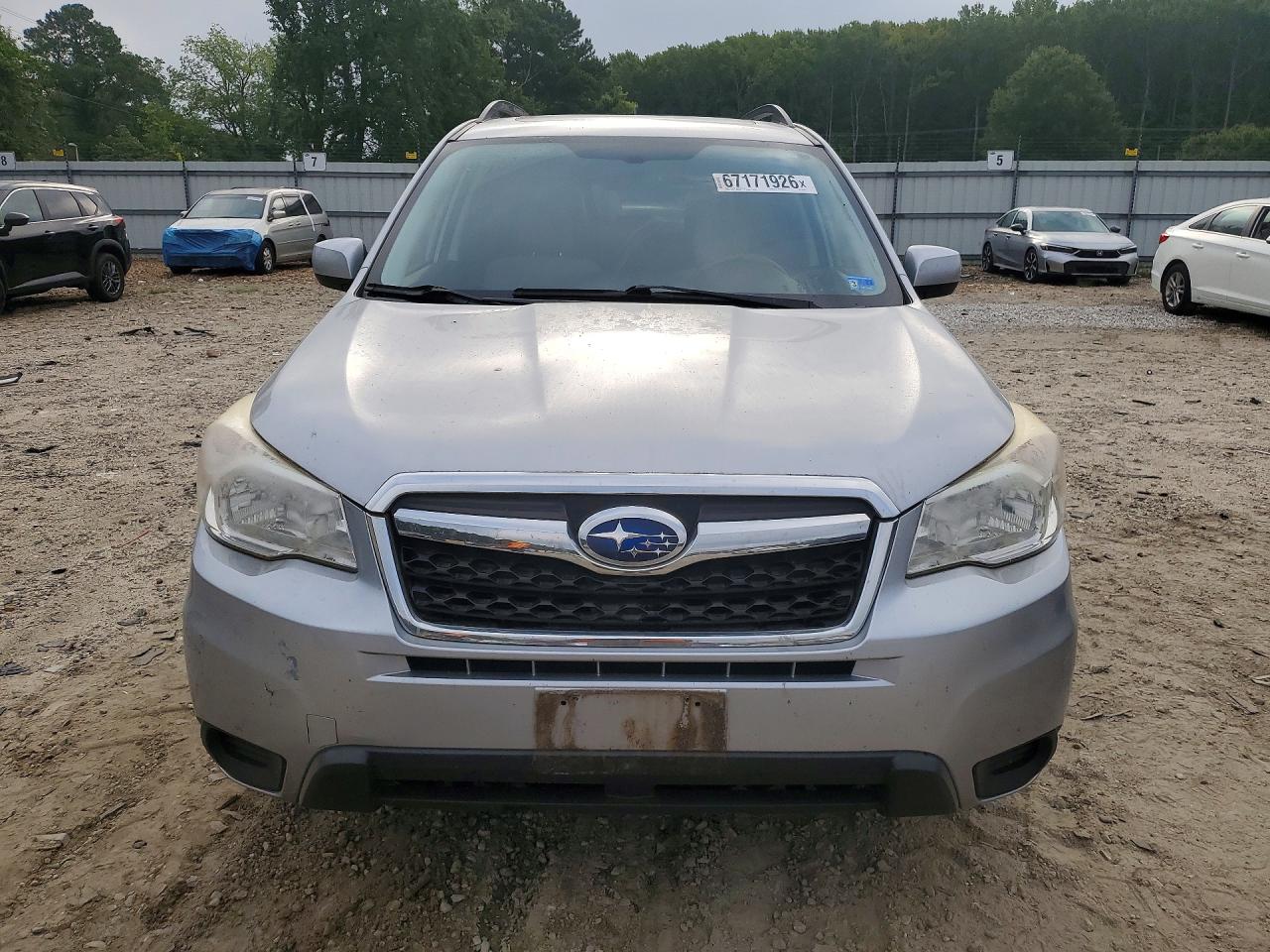 2014 Subaru Forester 2.5i Premium Серебряный vin: JF2SJAGC6EH453917