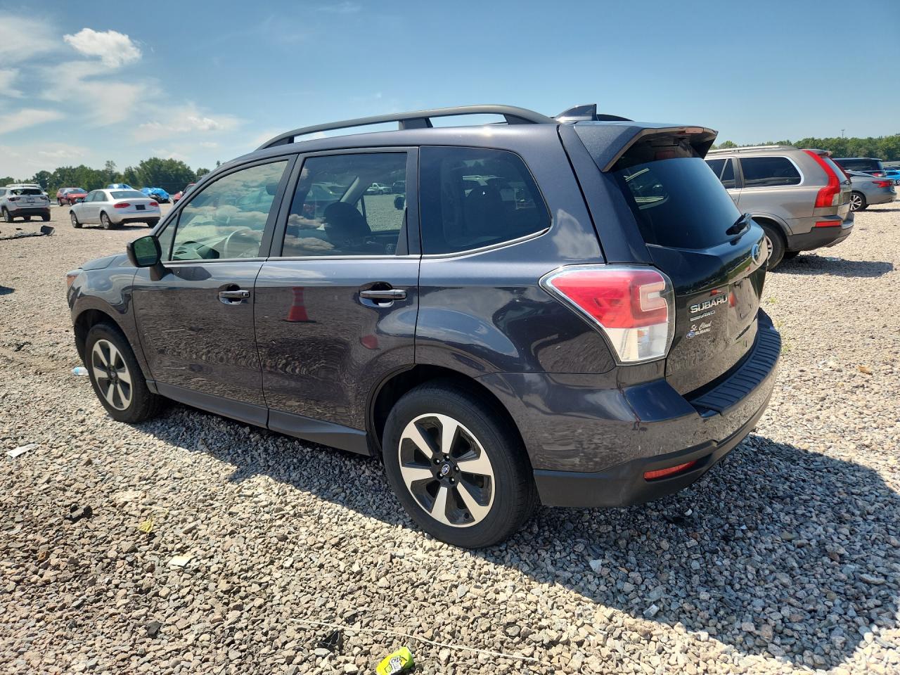 2018 Subaru Forester 2.5i Premium Gray vin: JF2SJAGC6JH603518