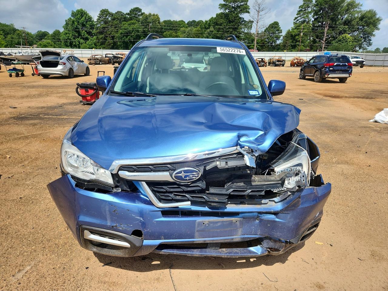 2017 Subaru Forester 2.5i Premium Blue vin: JF2SJAGC7HH564450