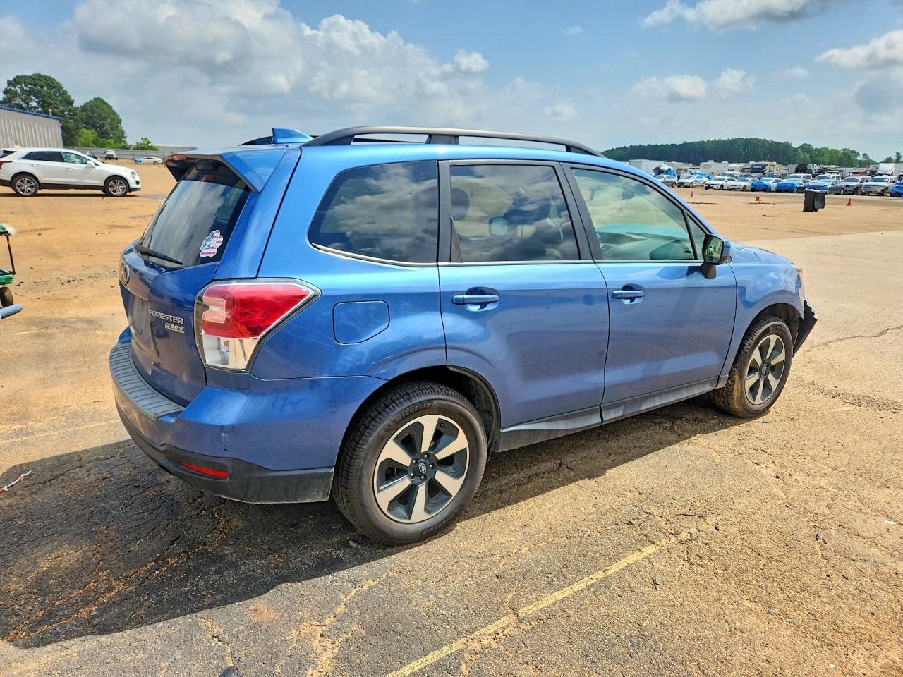 2017 Subaru Forester 2.5i Premium Blue vin: JF2SJAGC7HH564450