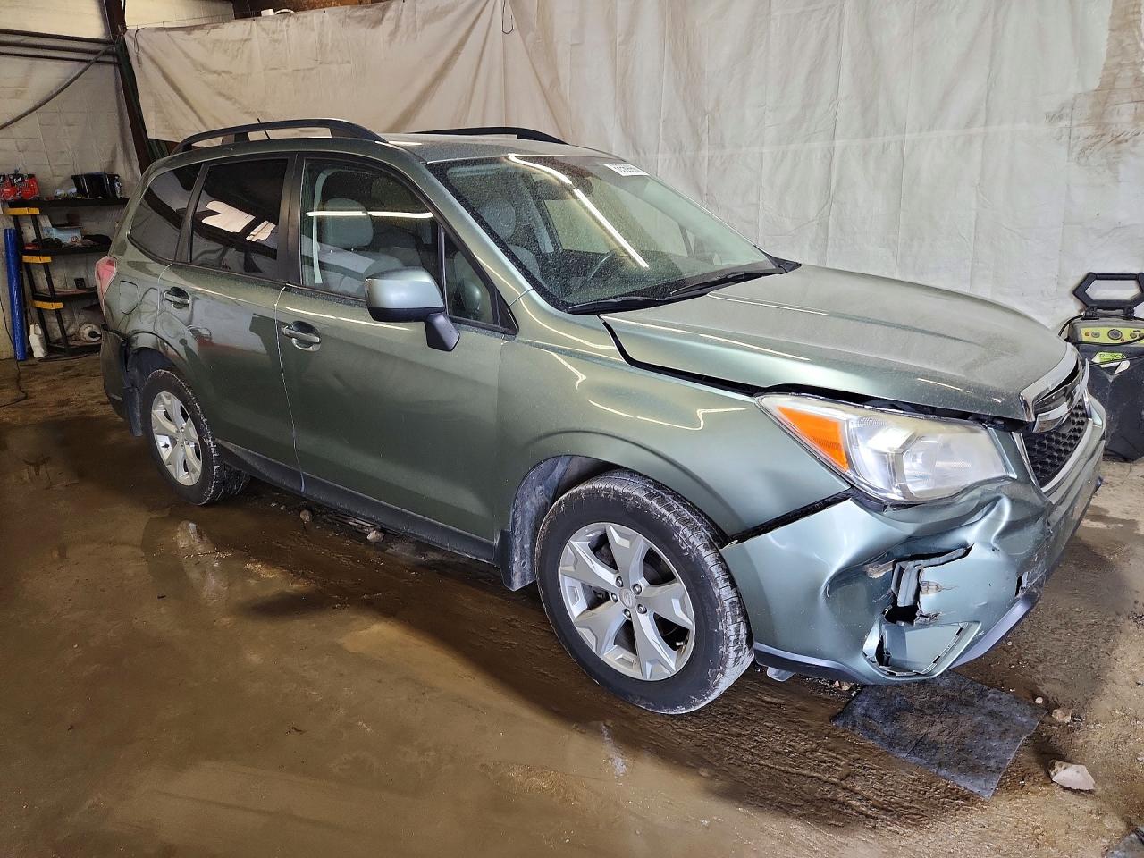 2014 Subaru Forester 2.5i Premium Green vin: JF2SJAGC8EH416643