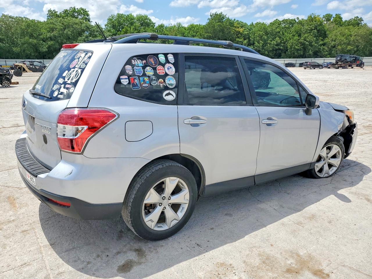 2014 Subaru Forester 2.5i Premium Silver vin: JF2SJAGC8EH481802
