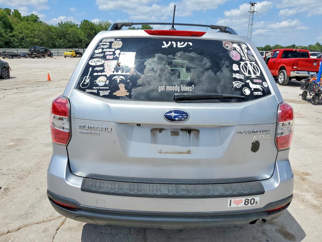 2014 Subaru Forester 2.5i Premium Silver vin: JF2SJAGC8EH481802