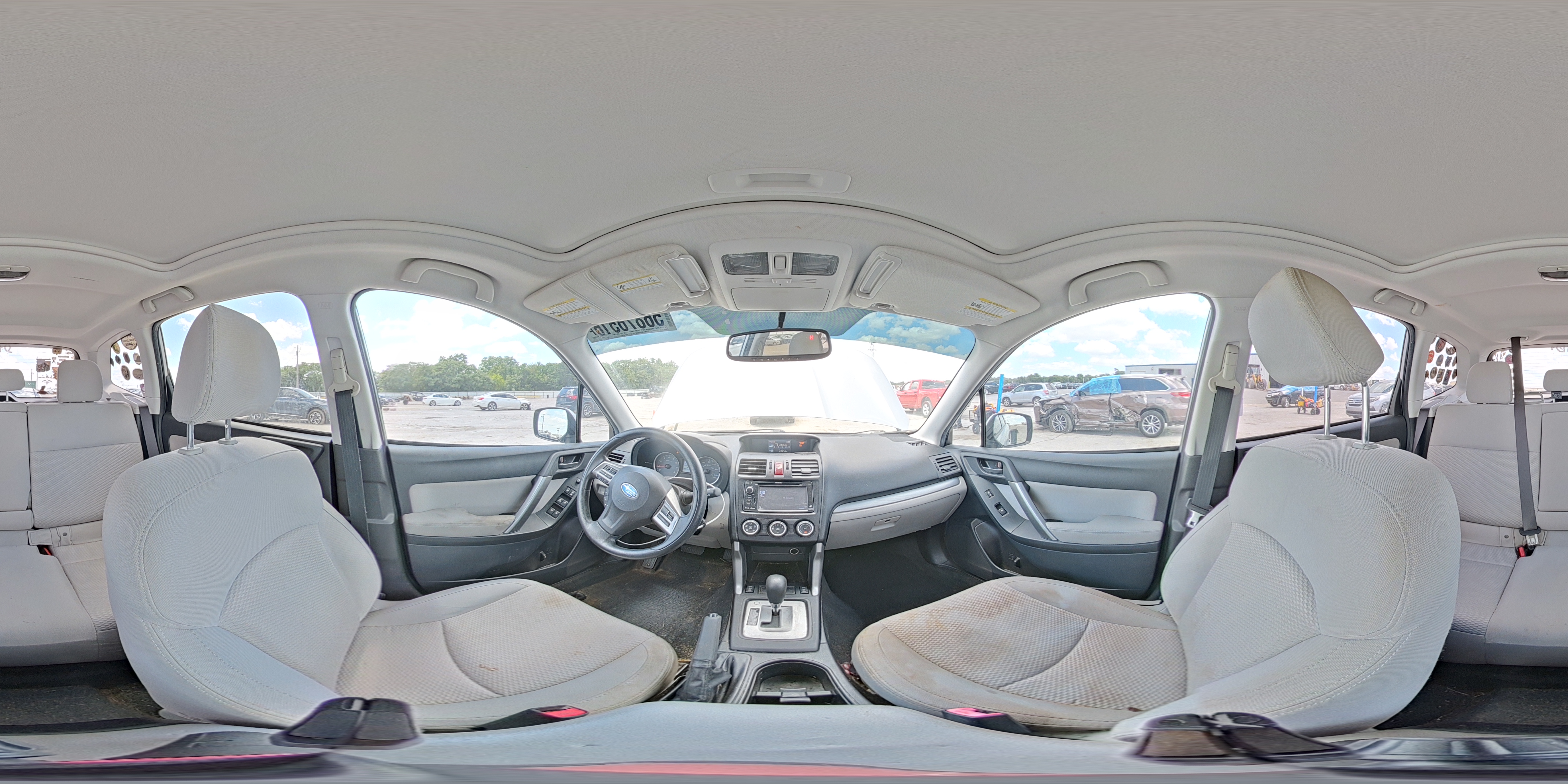 2014 Subaru Forester 2.5i Premium Silver vin: JF2SJAGC8EH481802