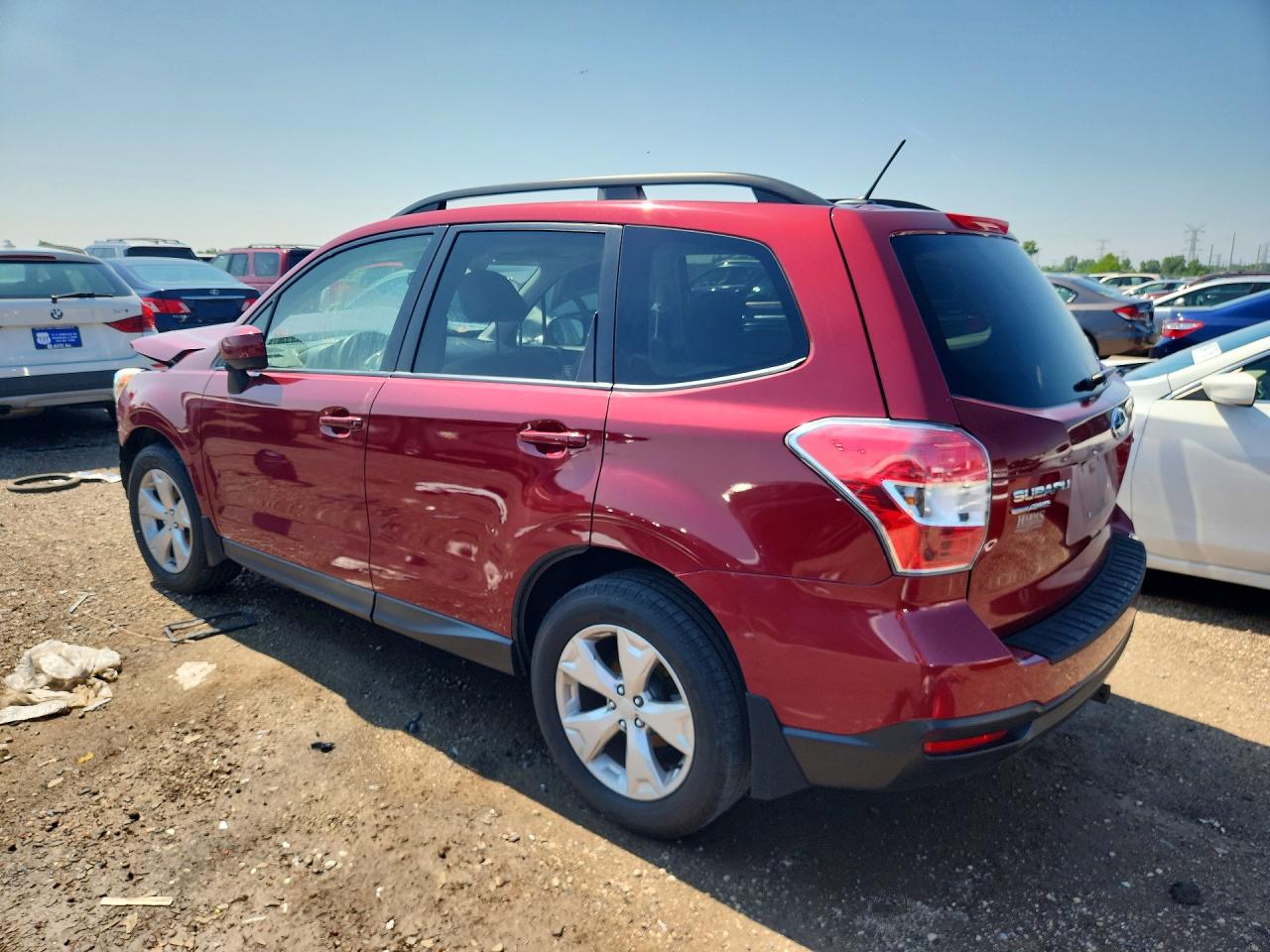 2015 Subaru Forester 2.5i Premium Красный vin: JF2SJAGC8FH560582