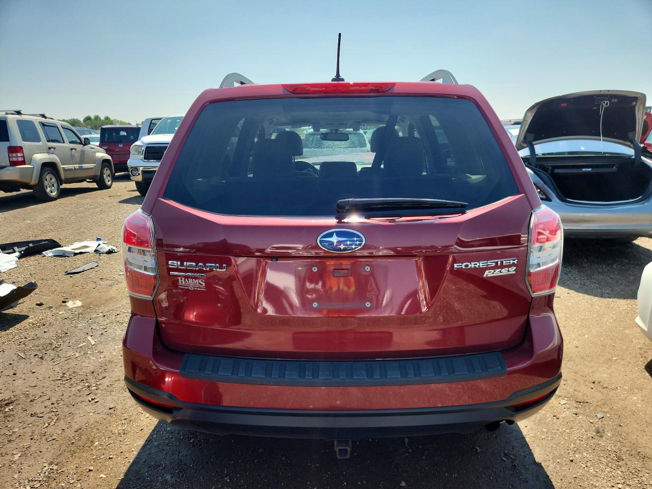 2015 Subaru Forester 2.5i Premium Красный vin: JF2SJAGC8FH560582