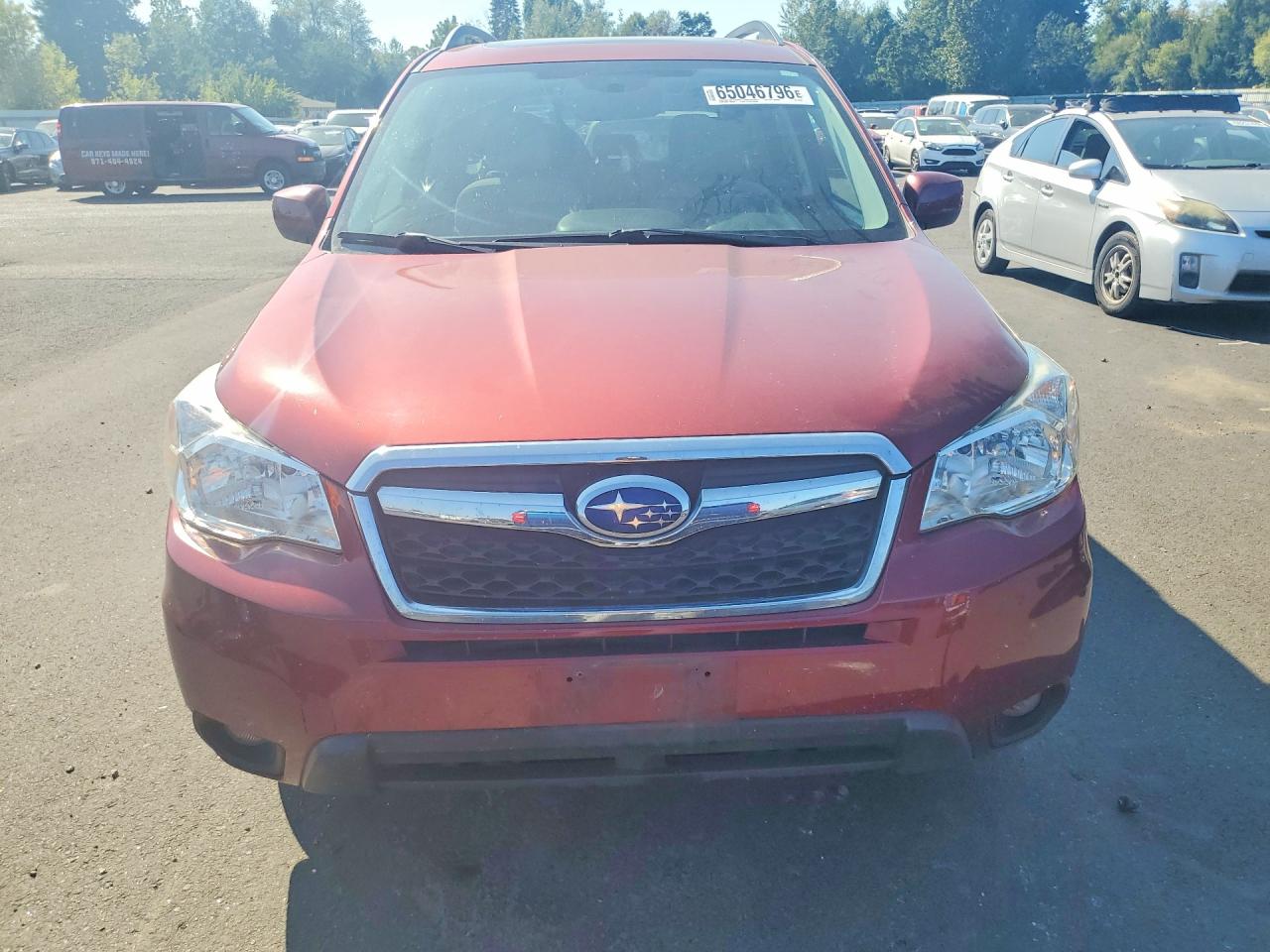 2016 Subaru Forester 2.5i Premium Темно-бордовый vin: JF2SJAGC8GH568599