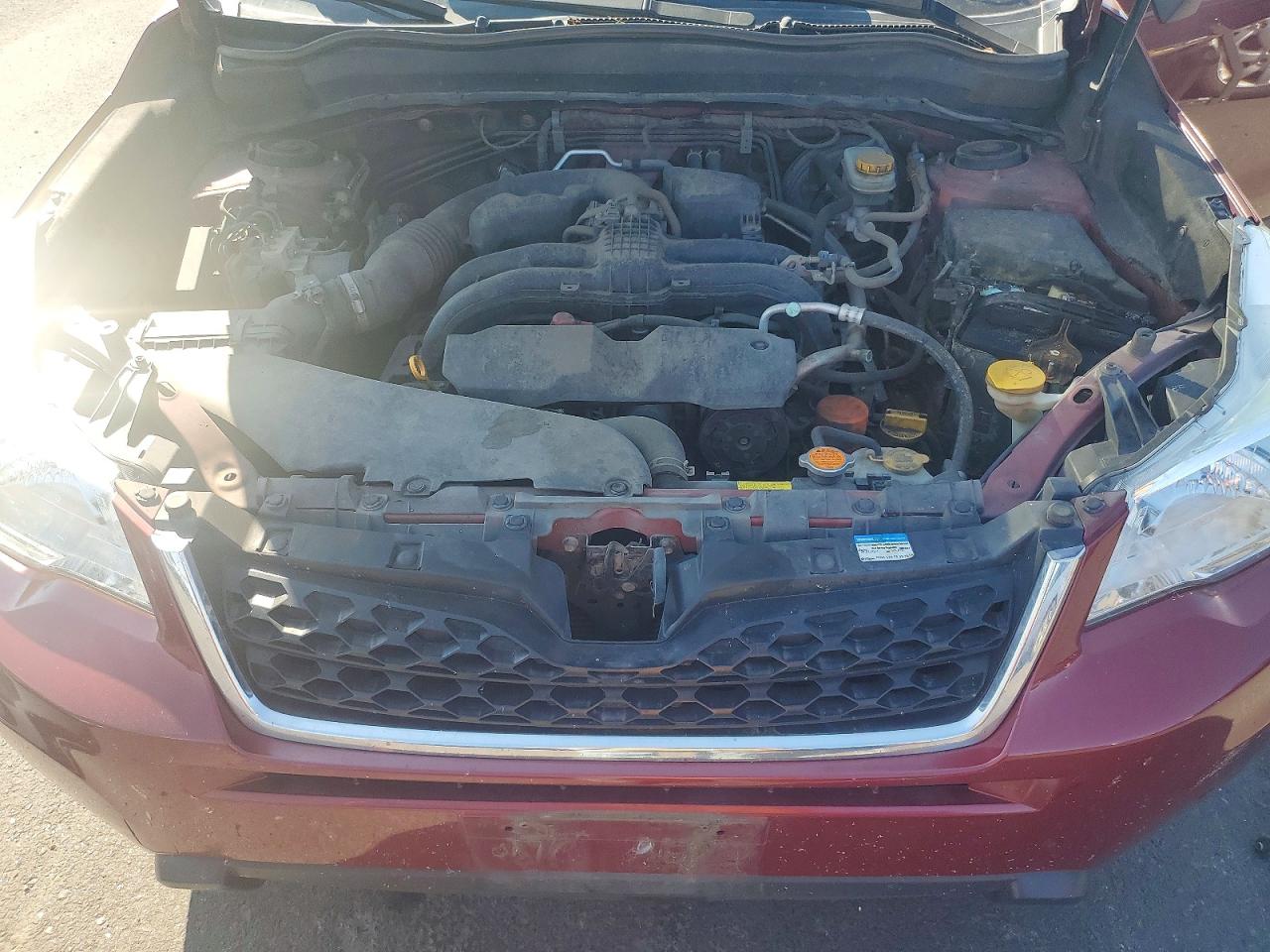 2016 Subaru Forester 2.5i Premium Темно-бордовый vin: JF2SJAGC8GH568599