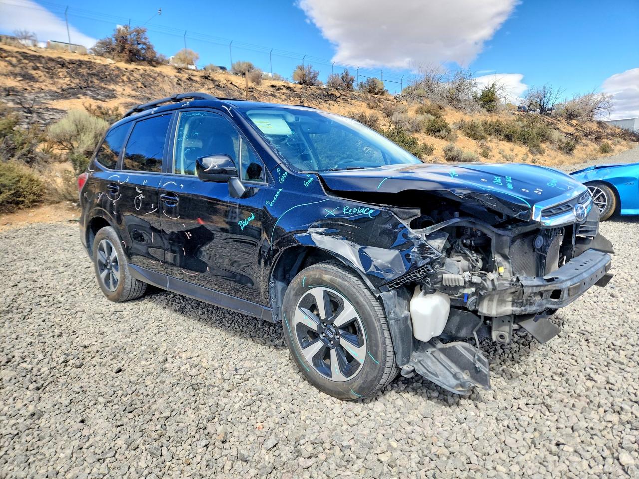 2017 Subaru Forester 2.5i Premium Black vin: JF2SJAGC8HH430708
