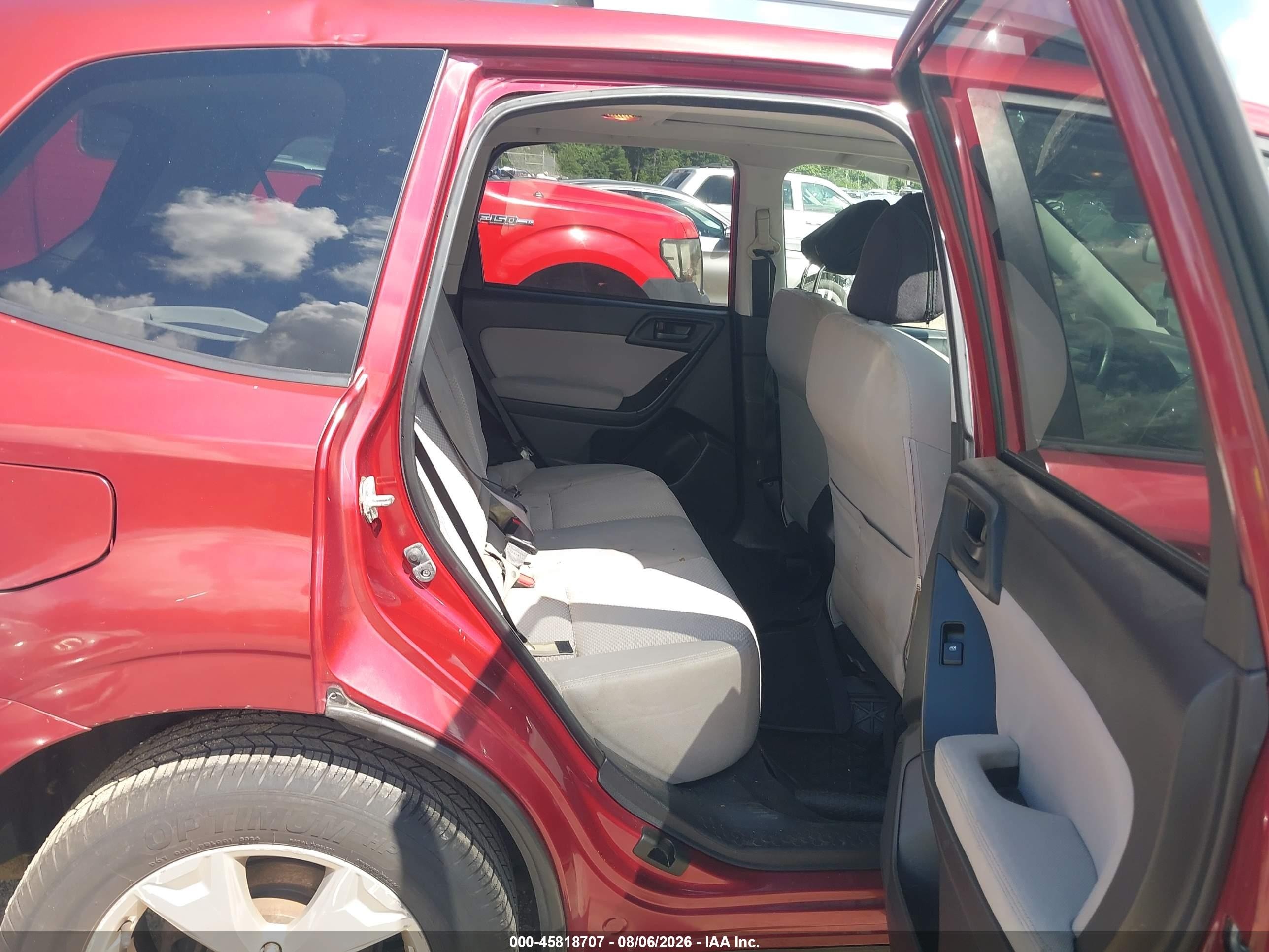2014 Subaru Forester 2.5i Premium Red vin: JF2SJAGC9EH414223