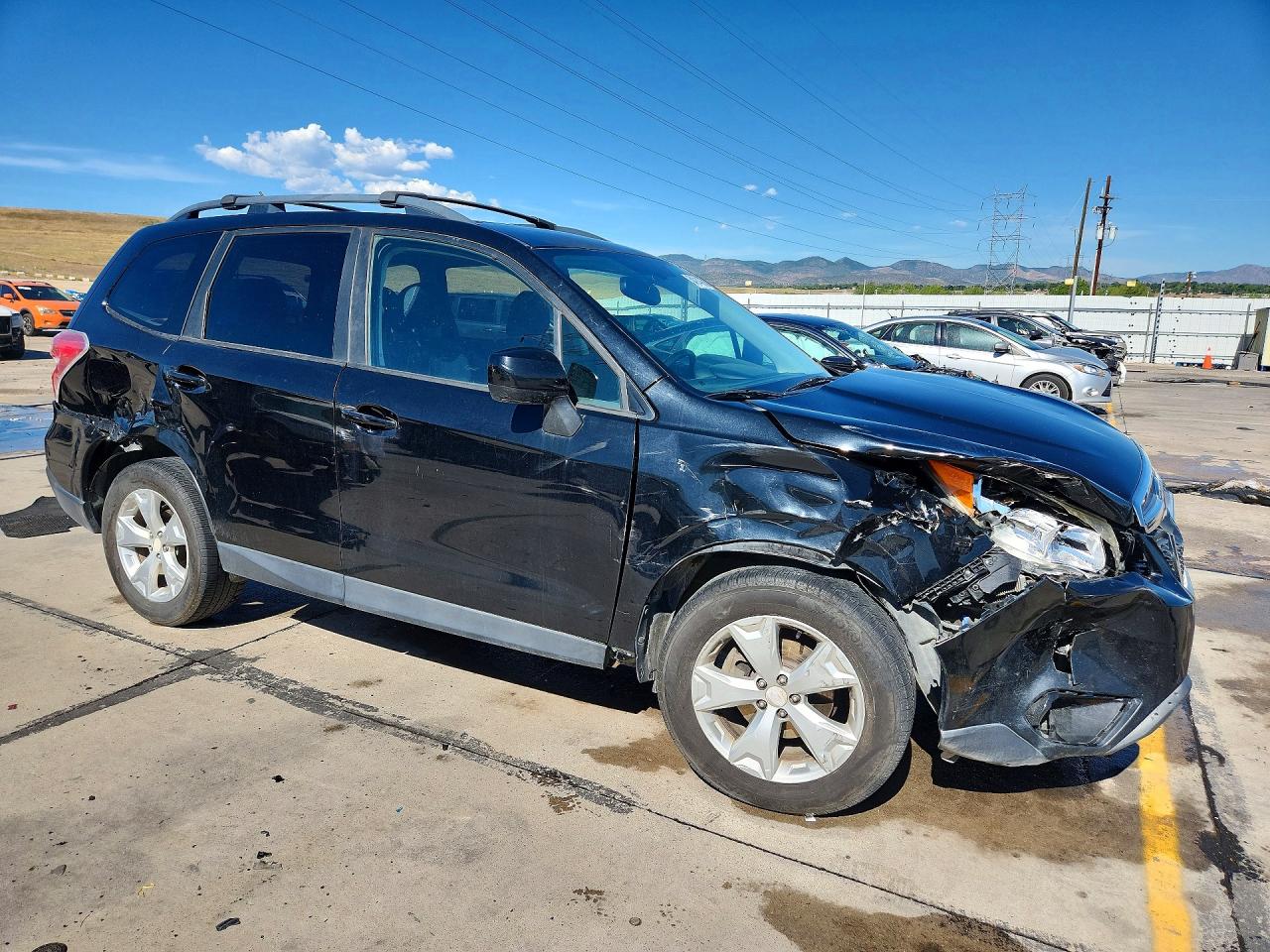 2014 Subaru Forester 2.5i Premium Black vin: JF2SJAGC9EH498687