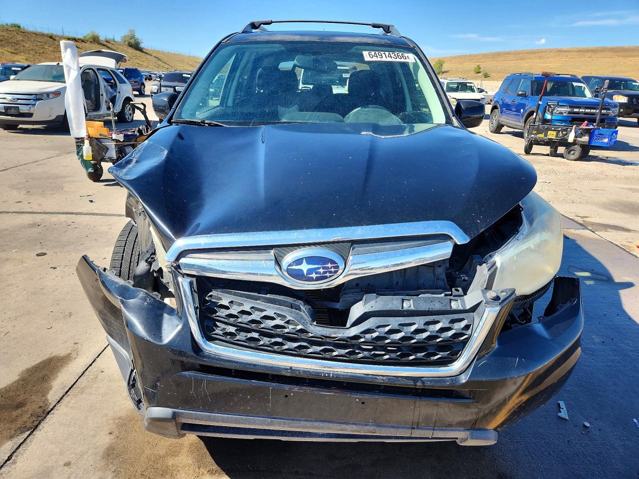 2014 Subaru Forester 2.5i Premium Black vin: JF2SJAGC9EH498687