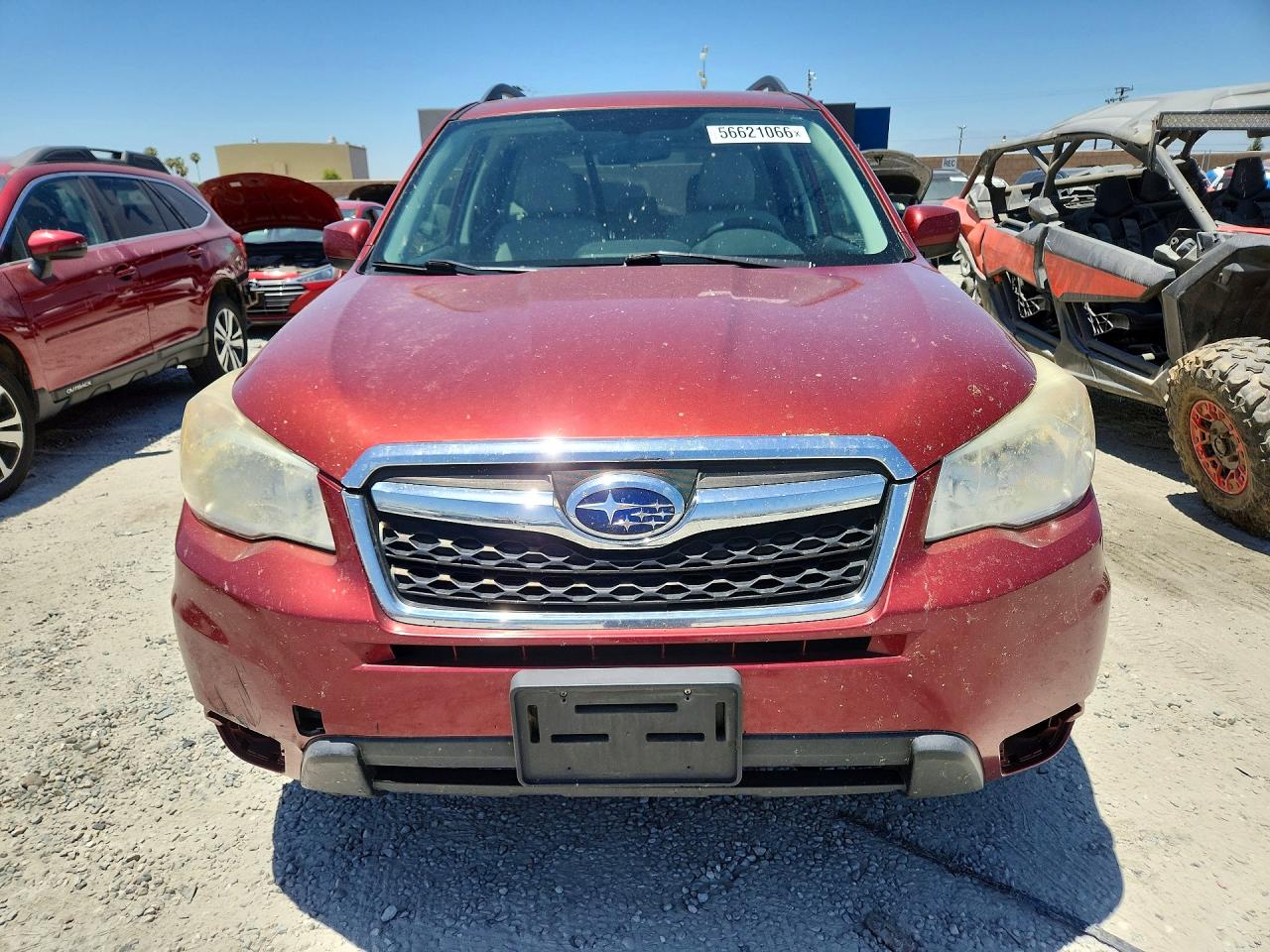 2014 Subaru Forester 2.5i Premium Темно-бордовый vin: JF2SJAGC9EH526469