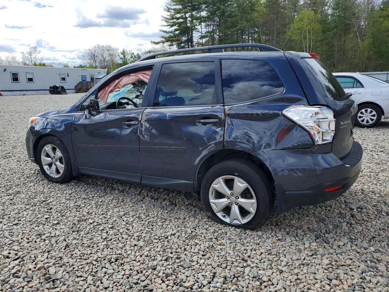 2015 Subaru Forester 2.5i Premium Blue vin: JF2SJAGC9FH806684