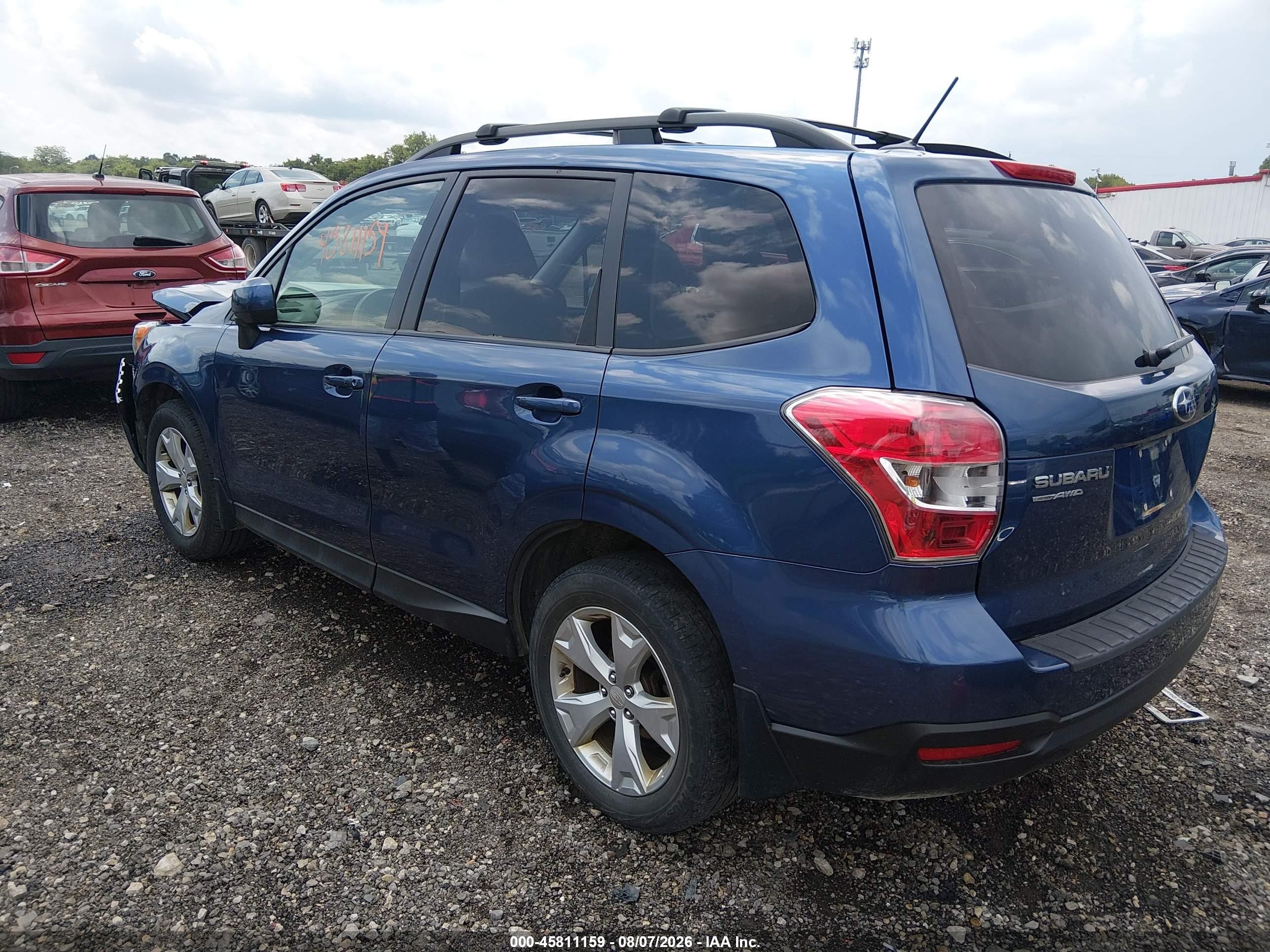 2014 Subaru Forester 2.5i Premium Blue vin: JF2SJAGCXEH502987
