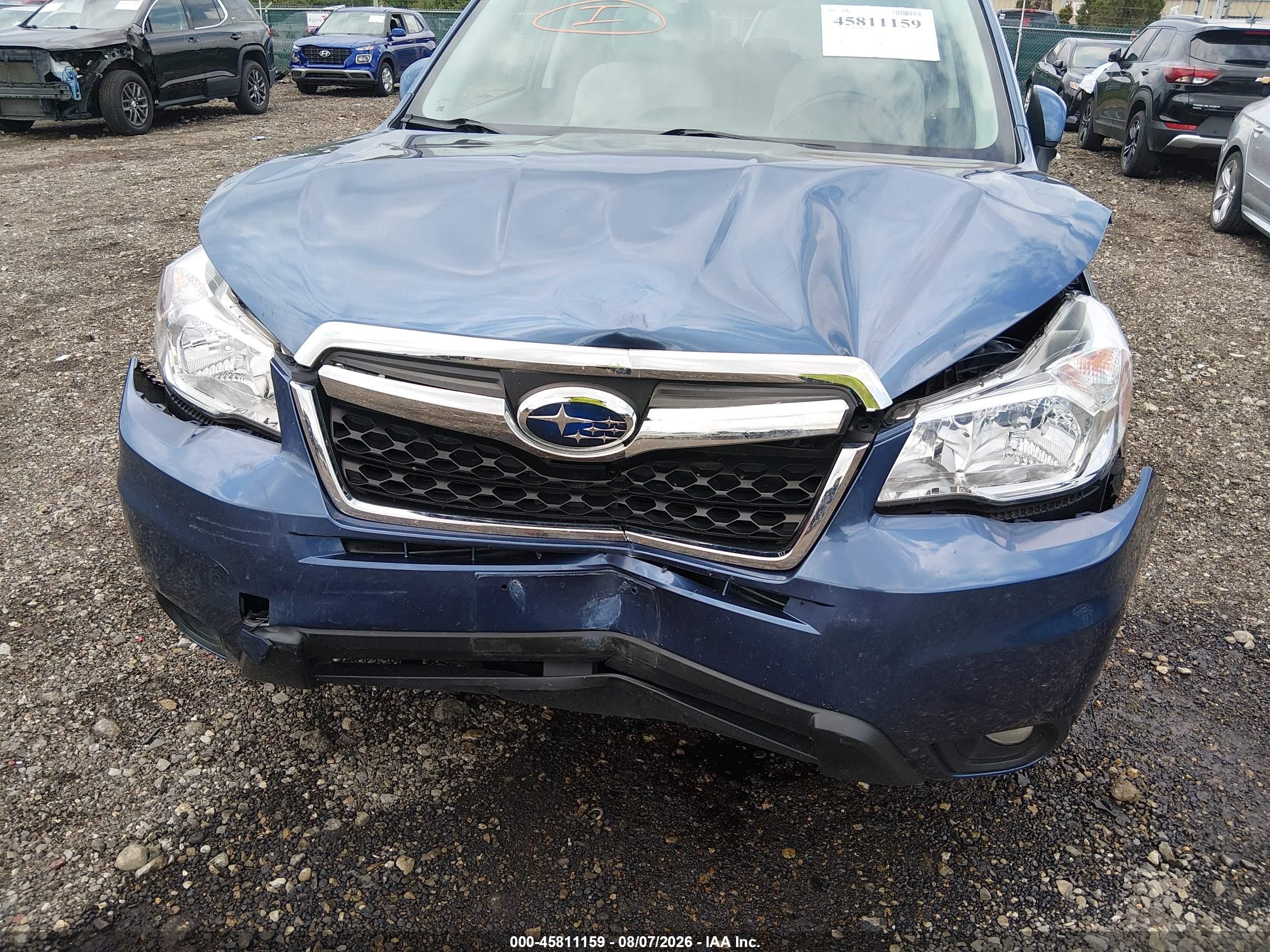 2014 Subaru Forester 2.5i Premium Blue vin: JF2SJAGCXEH502987