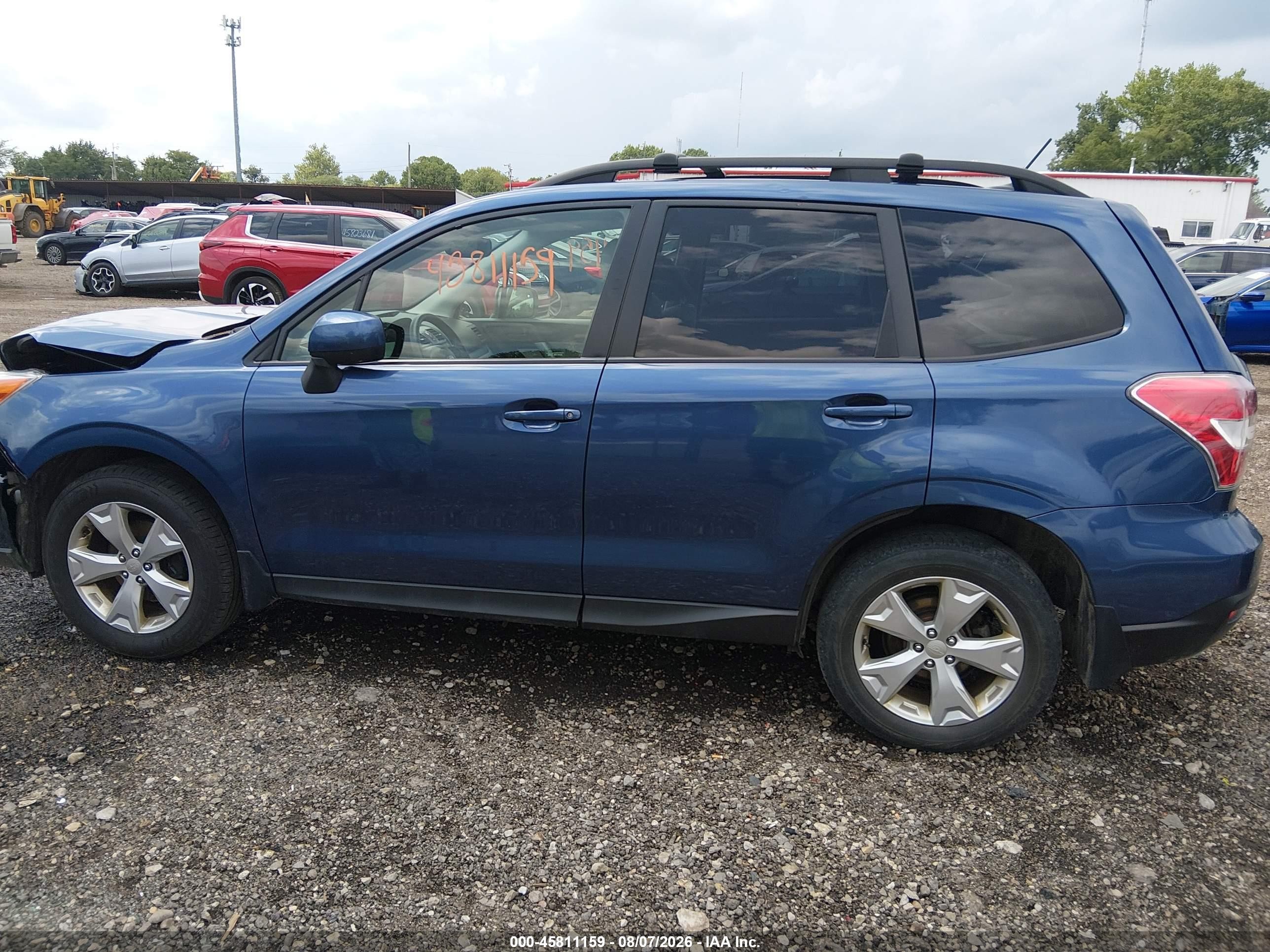 2014 Subaru Forester 2.5i Premium Blue vin: JF2SJAGCXEH502987