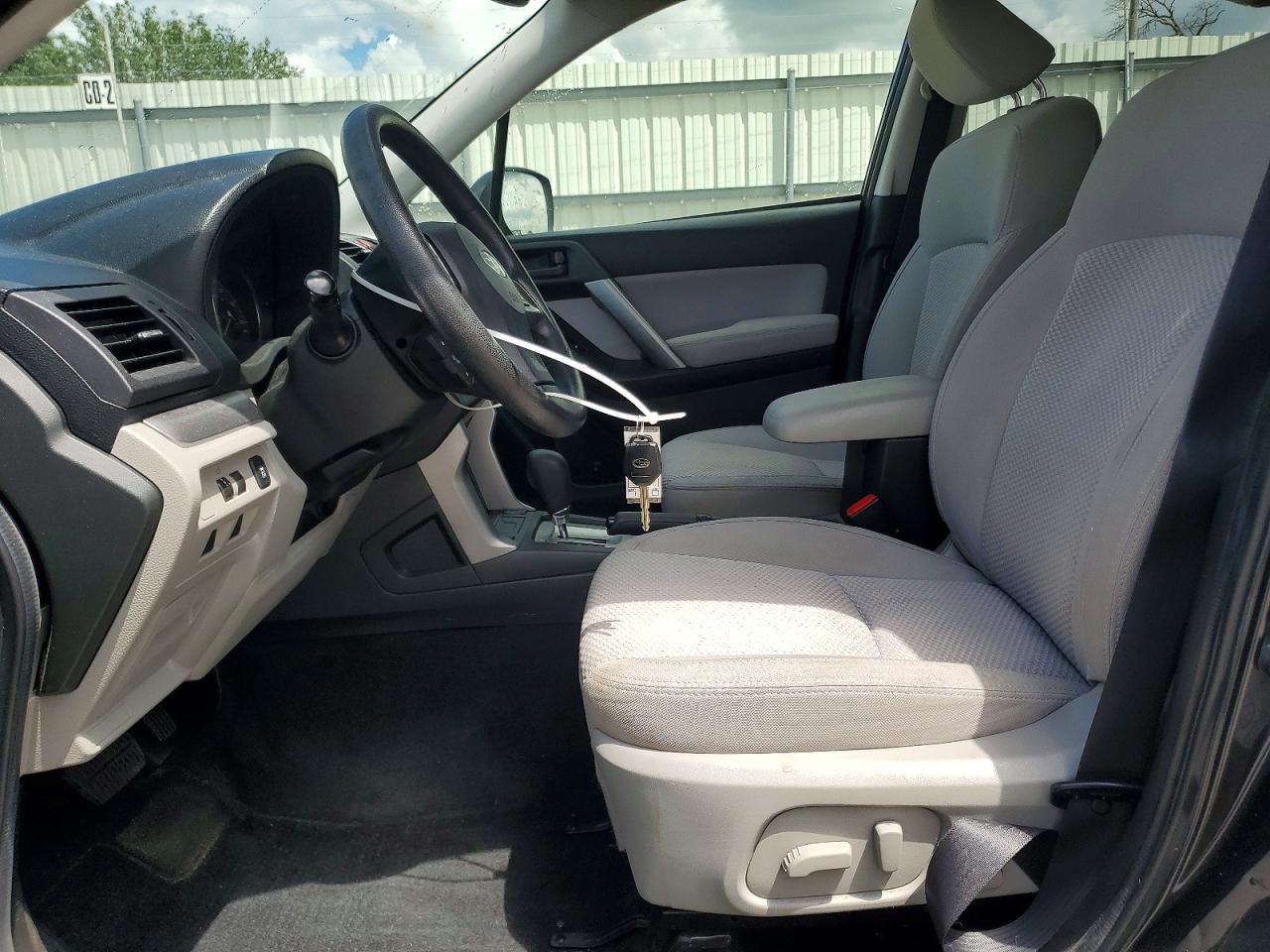 2015 Subaru Forester 2.5i Premium Gray vin: JF2SJAGCXFH538759