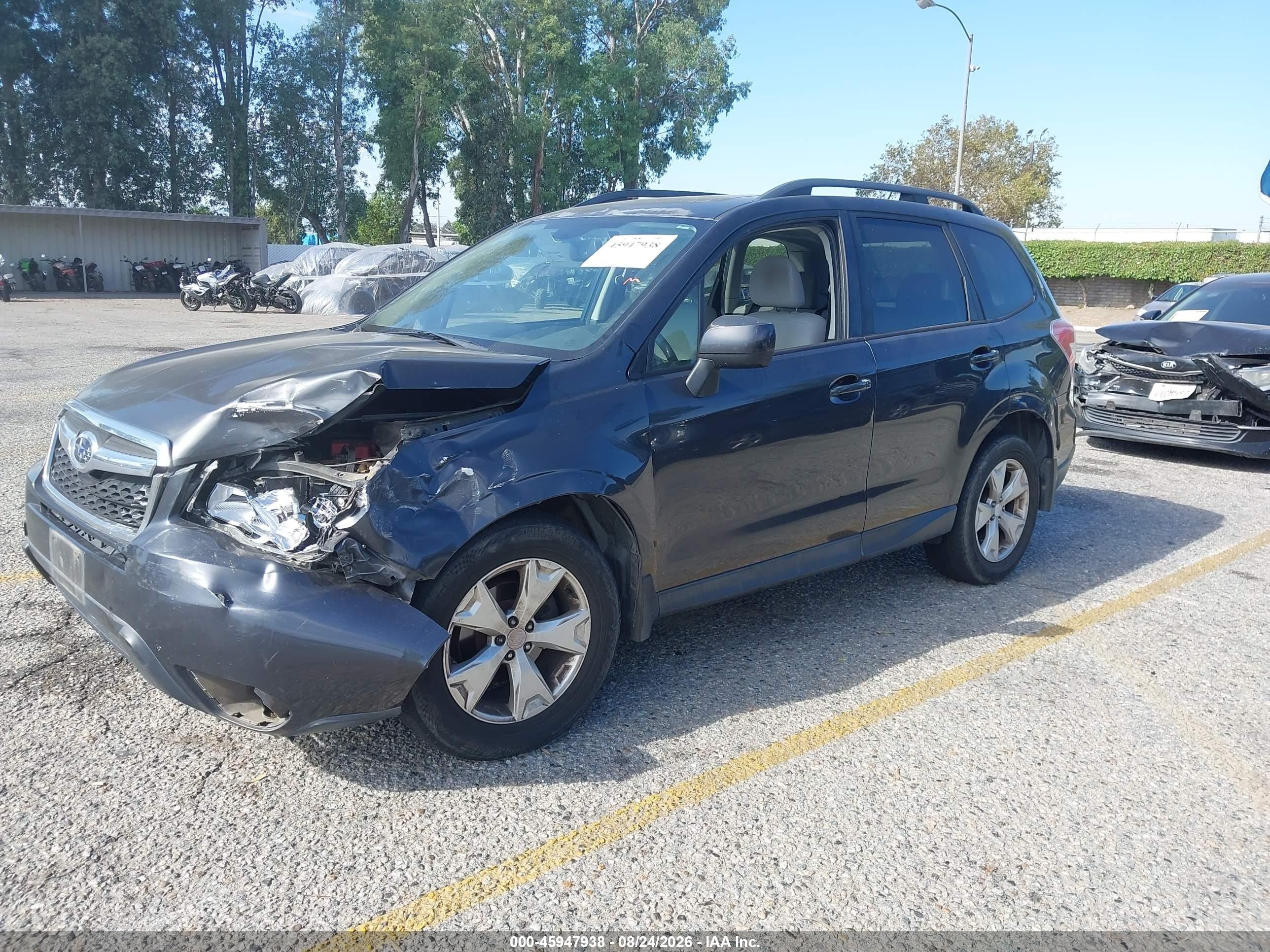 2015 Subaru Forester 2.5i Premium Black vin: JF2SJAGCXFH804068