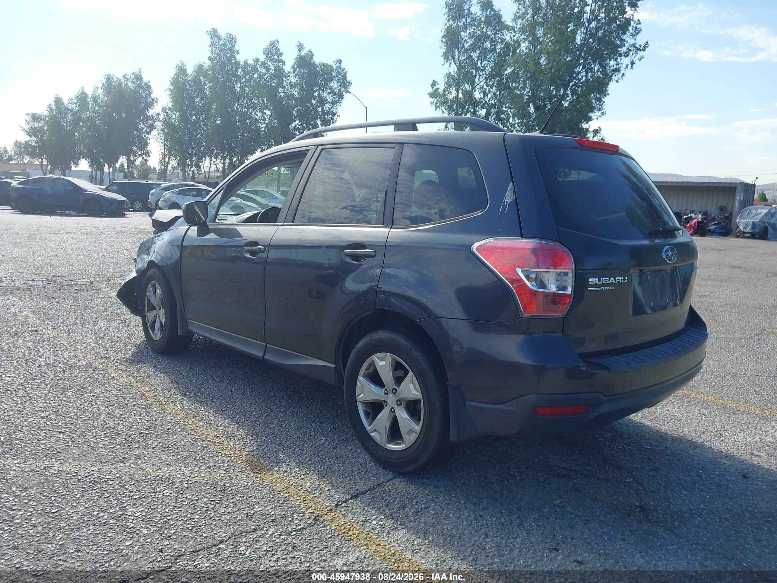2015 Subaru Forester 2.5i Premium Black vin: JF2SJAGCXFH804068