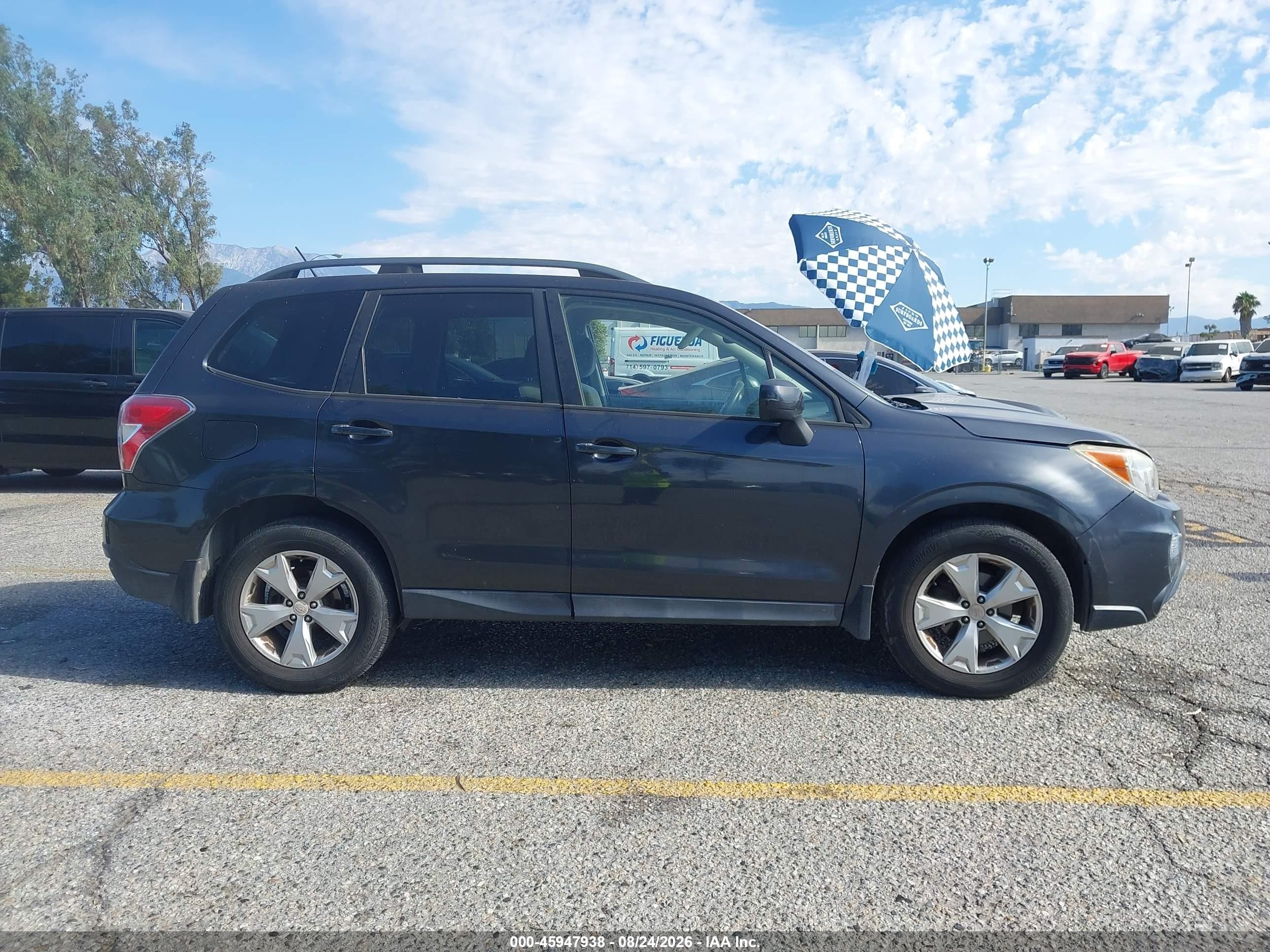 2015 Subaru Forester 2.5i Premium Black vin: JF2SJAGCXFH804068