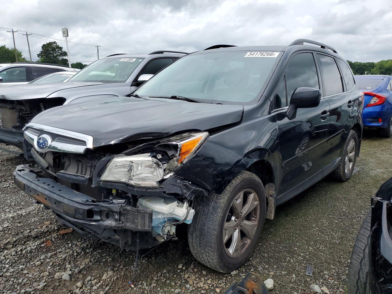 2014 Subaru Forester 2.5i Limited Черный vin: JF2SJAHC0EH402430