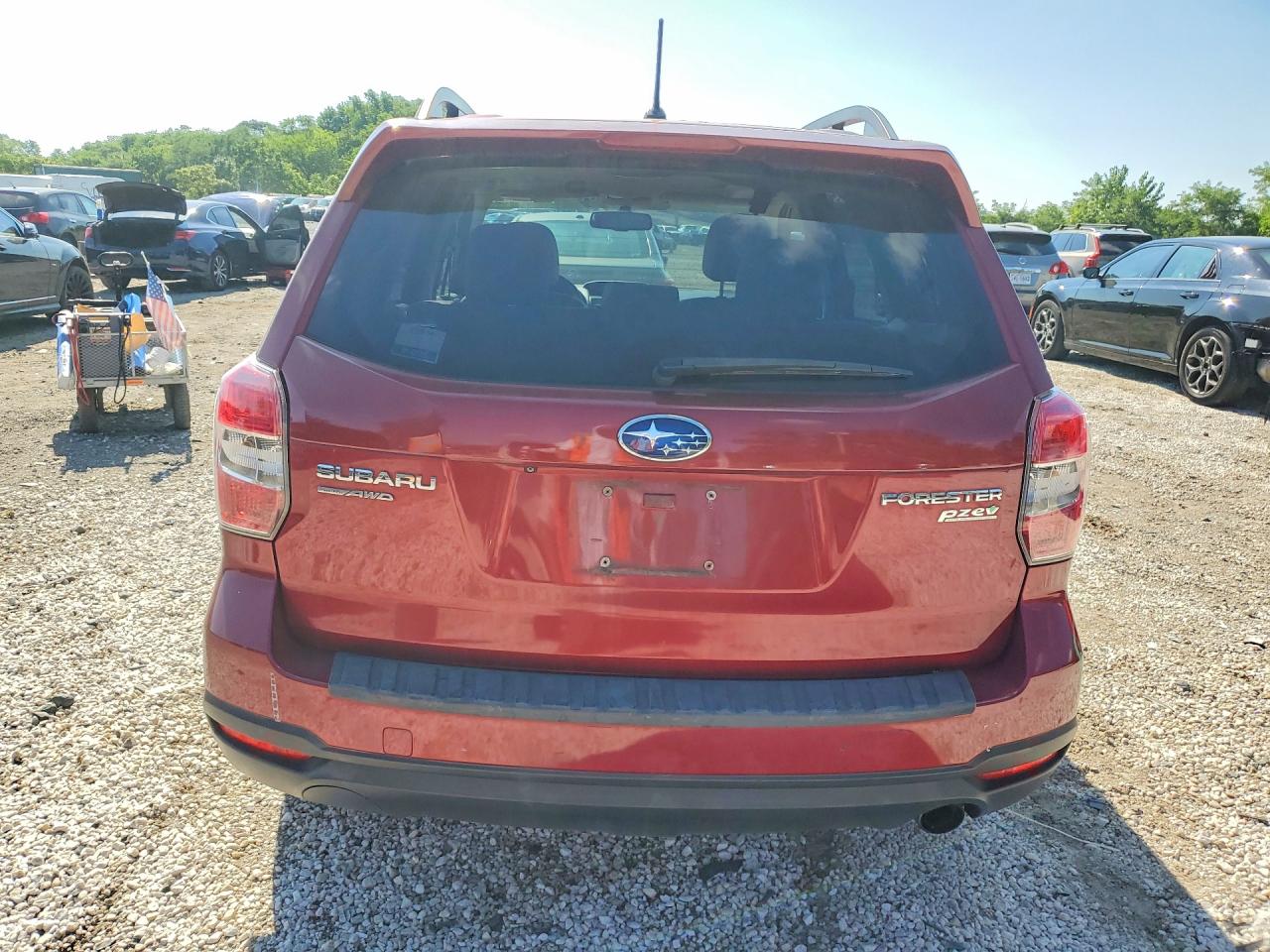 2014 Subaru Forester 2.5i Limited Red vin: JF2SJAHC0EH492940