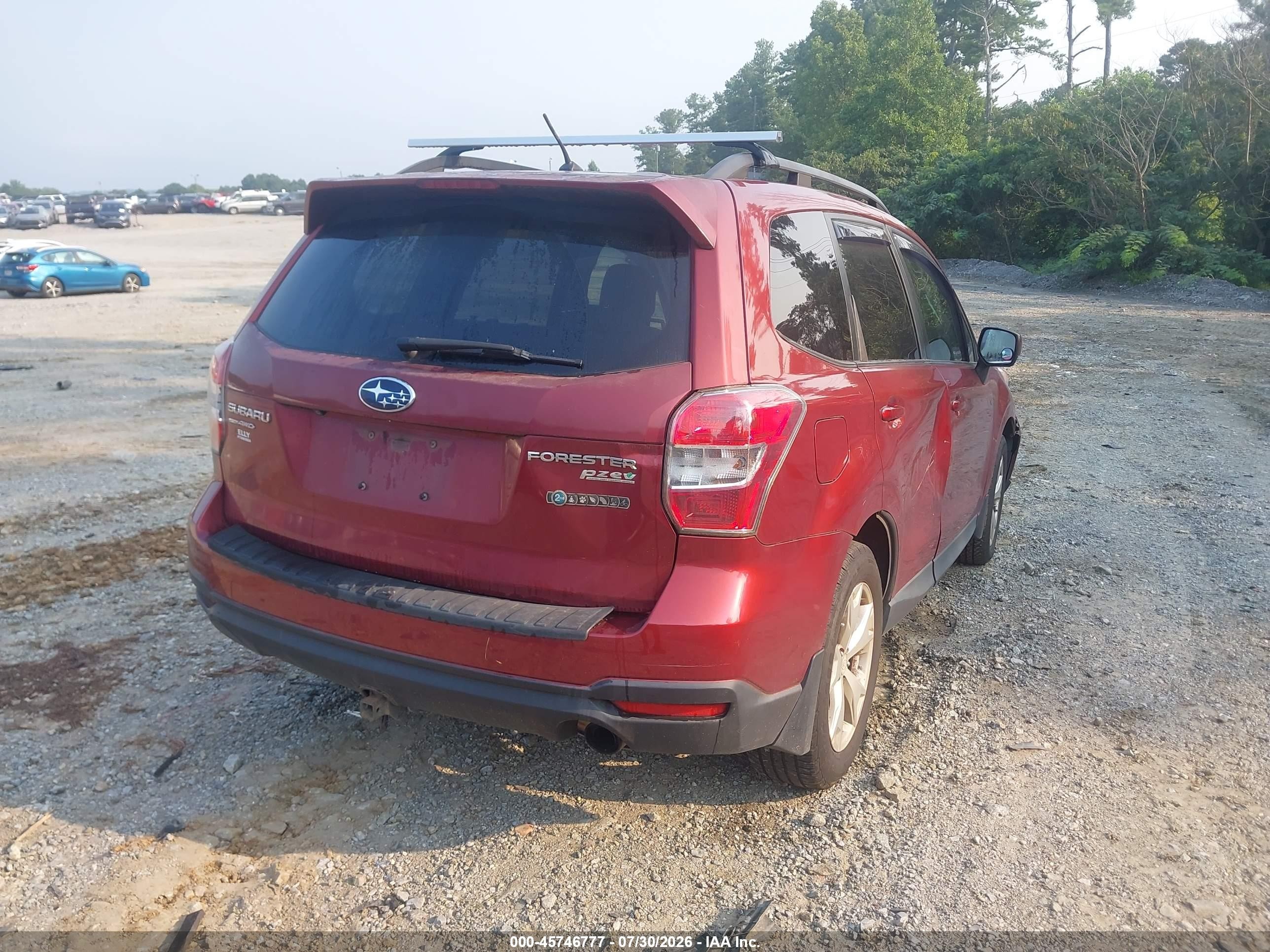2014 Subaru Forester 2.5i Limited Red vin: JF2SJAHC0EH501409