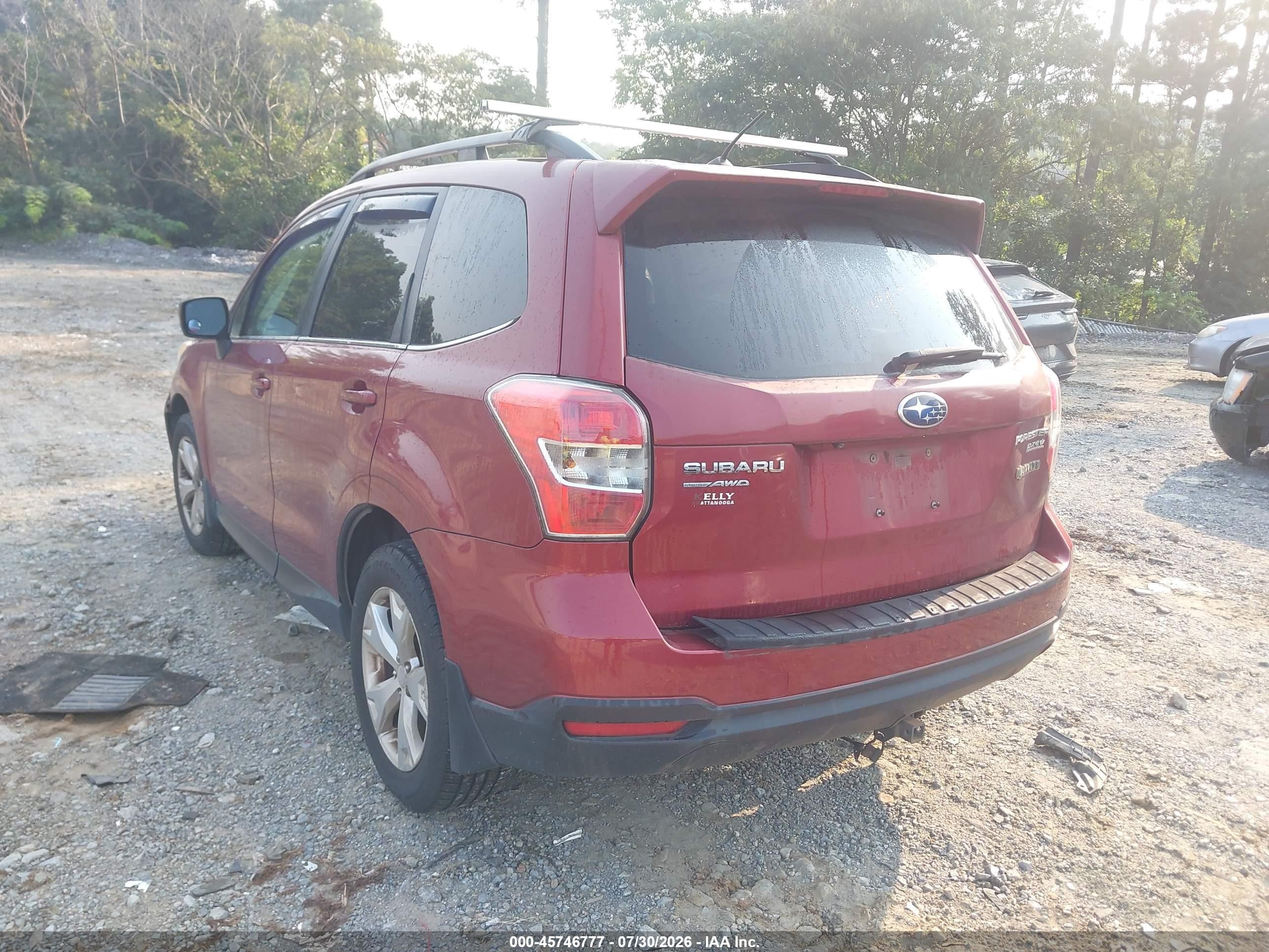 2014 Subaru Forester 2.5i Limited Red vin: JF2SJAHC0EH501409