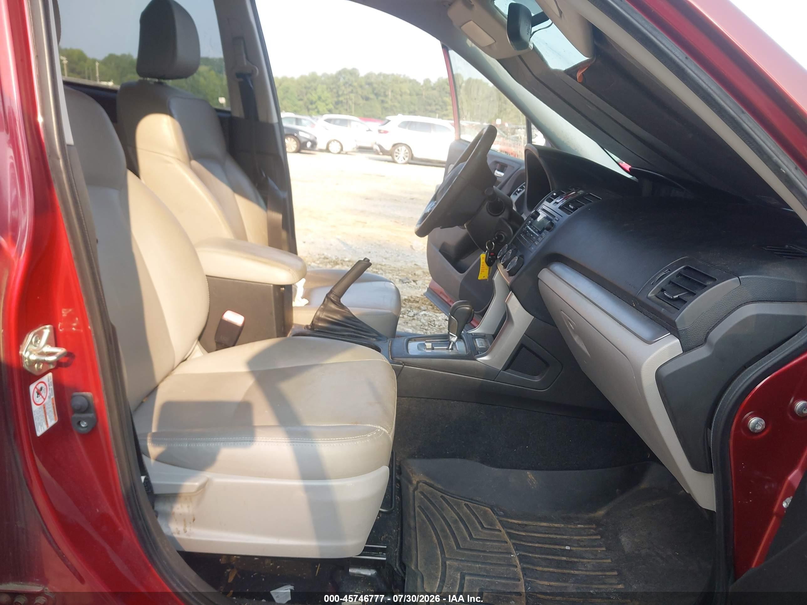 2014 Subaru Forester 2.5i Limited Red vin: JF2SJAHC0EH501409