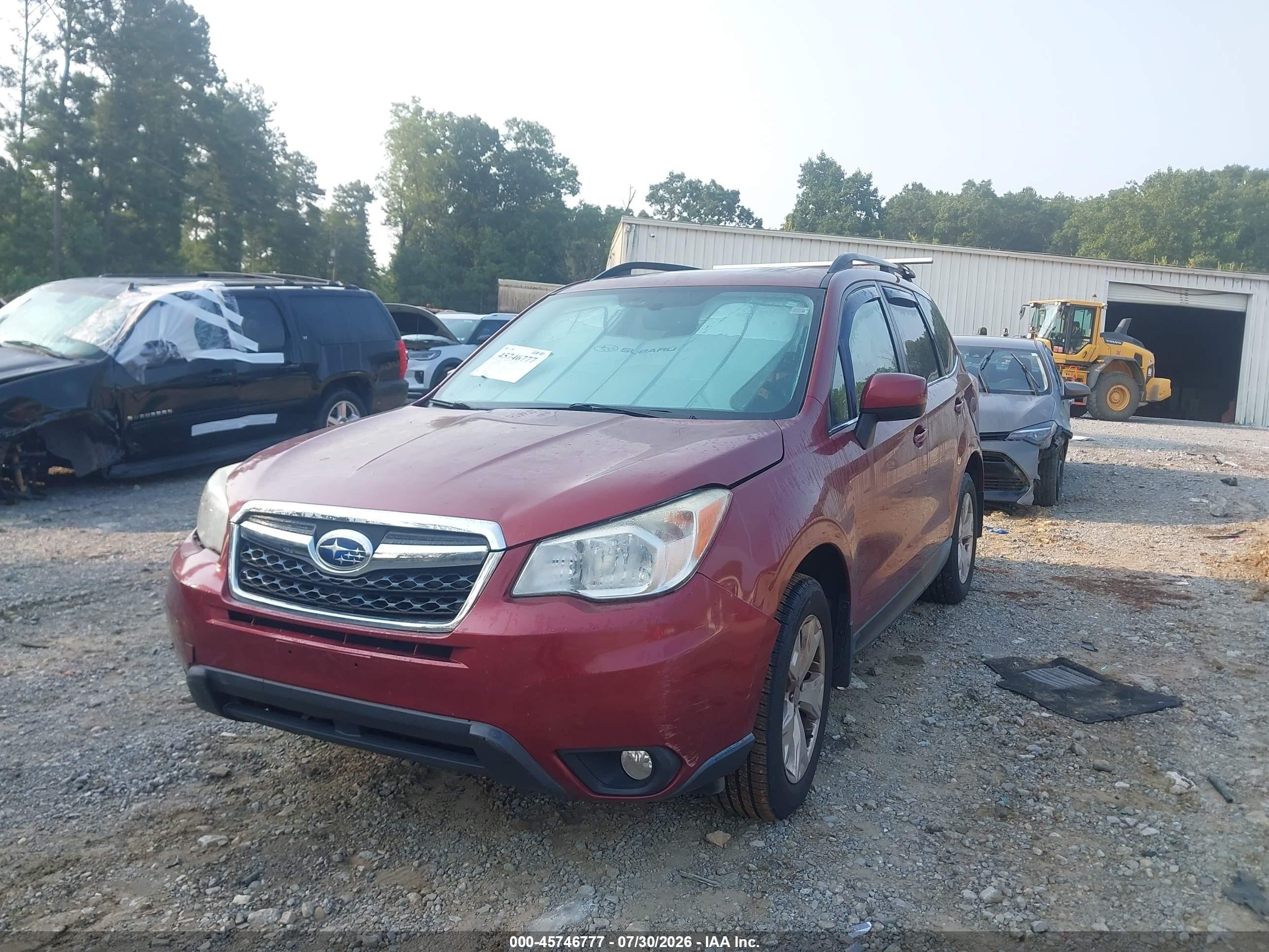 2014 Subaru Forester 2.5i Limited Red vin: JF2SJAHC0EH501409