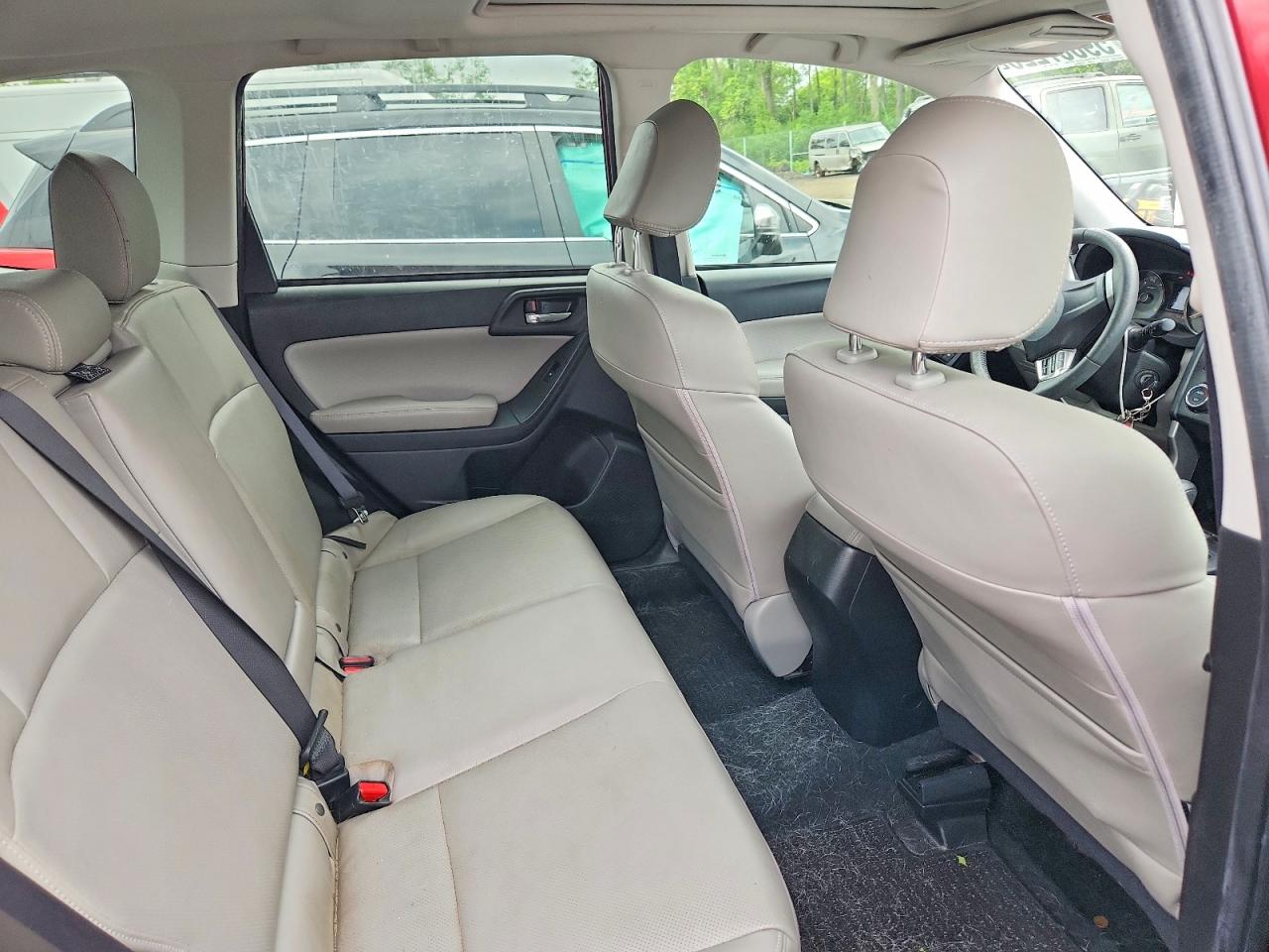 2014 Subaru Forester 2.5i Limited Burgundy vin: JF2SJAHC0EH537181