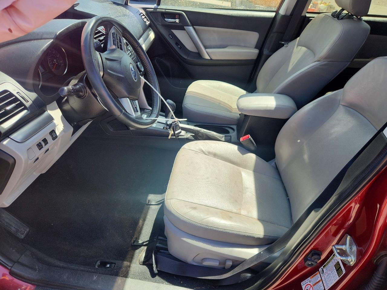 2014 Subaru Forester 2.5i Limited Maroon vin: JF2SJAHC0EH547340