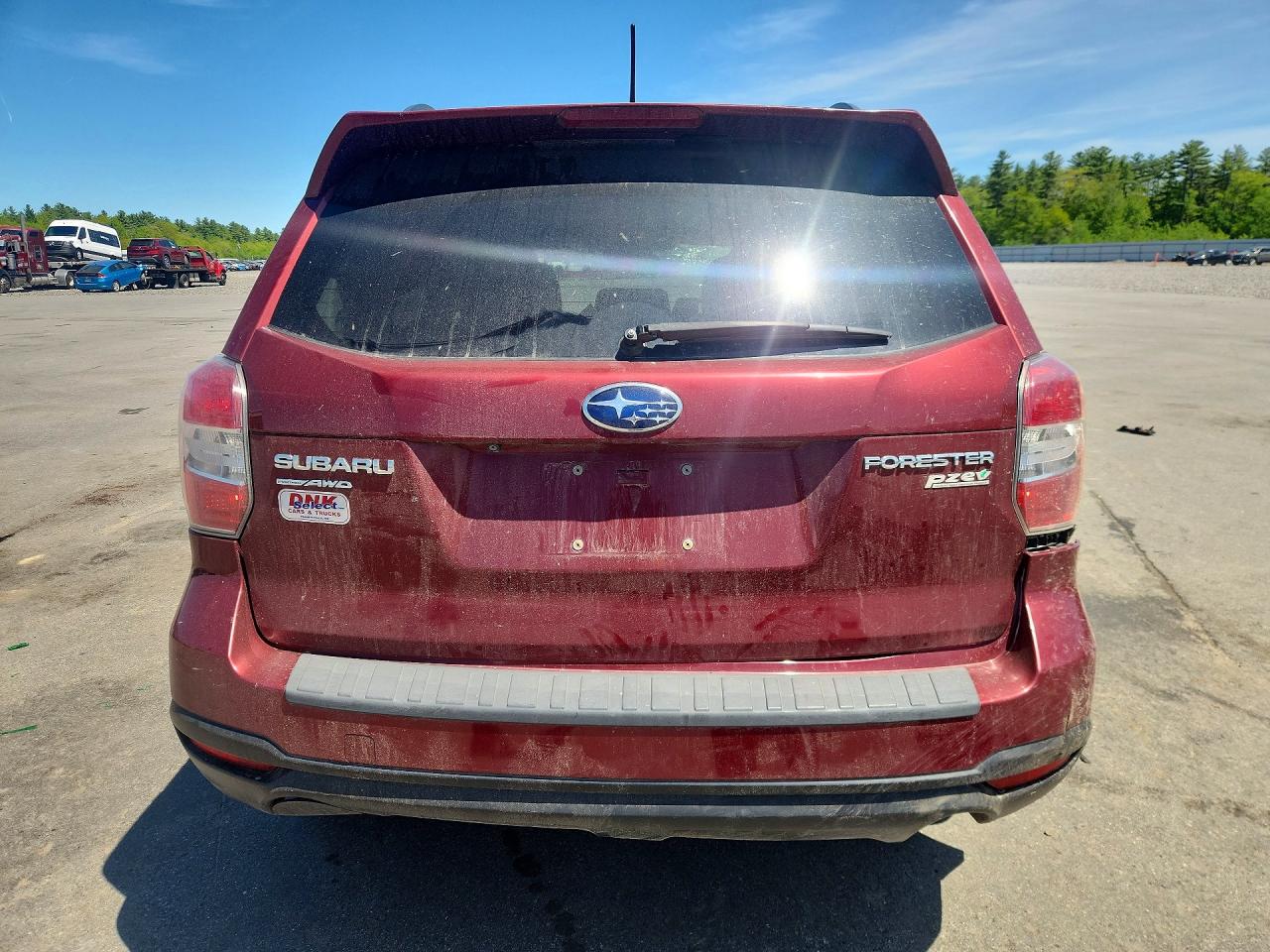 2014 Subaru Forester 2.5i Limited Maroon vin: JF2SJAHC0EH547340