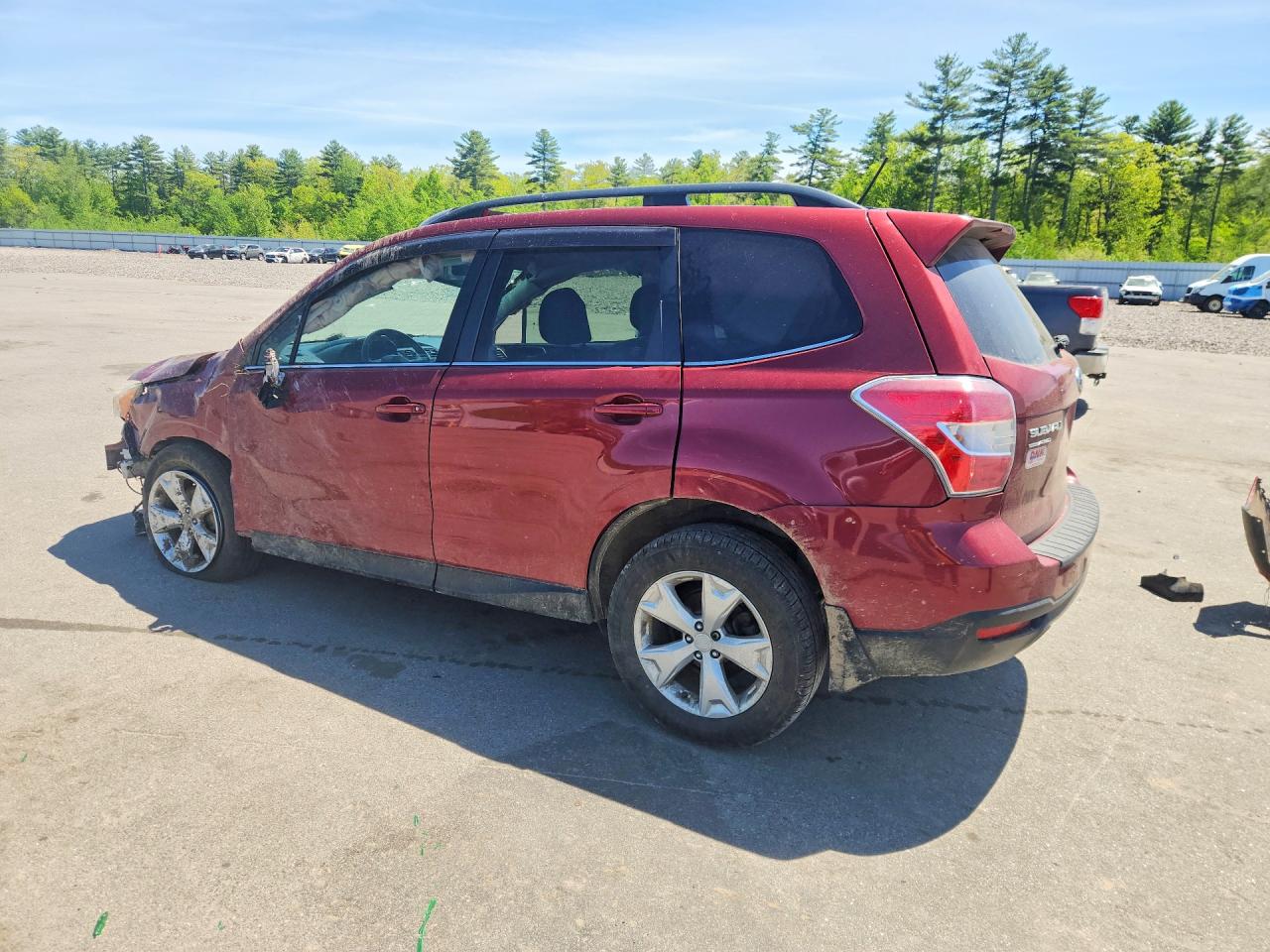 2014 Subaru Forester 2.5i Limited Maroon vin: JF2SJAHC0EH547340