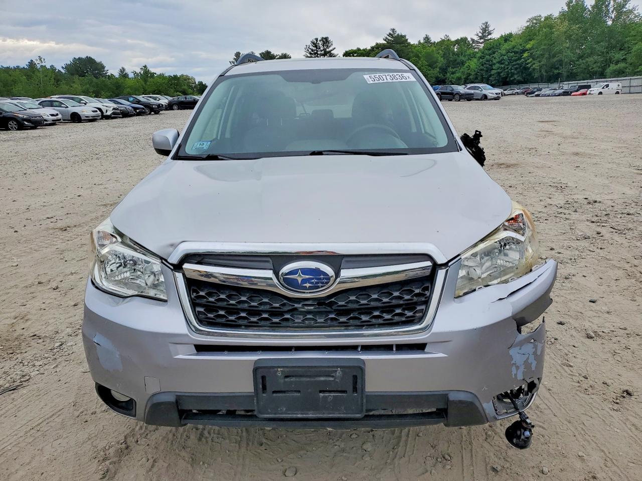 2014 Subaru Forester 2.5i Limited Silver vin: JF2SJAHC0EH554028